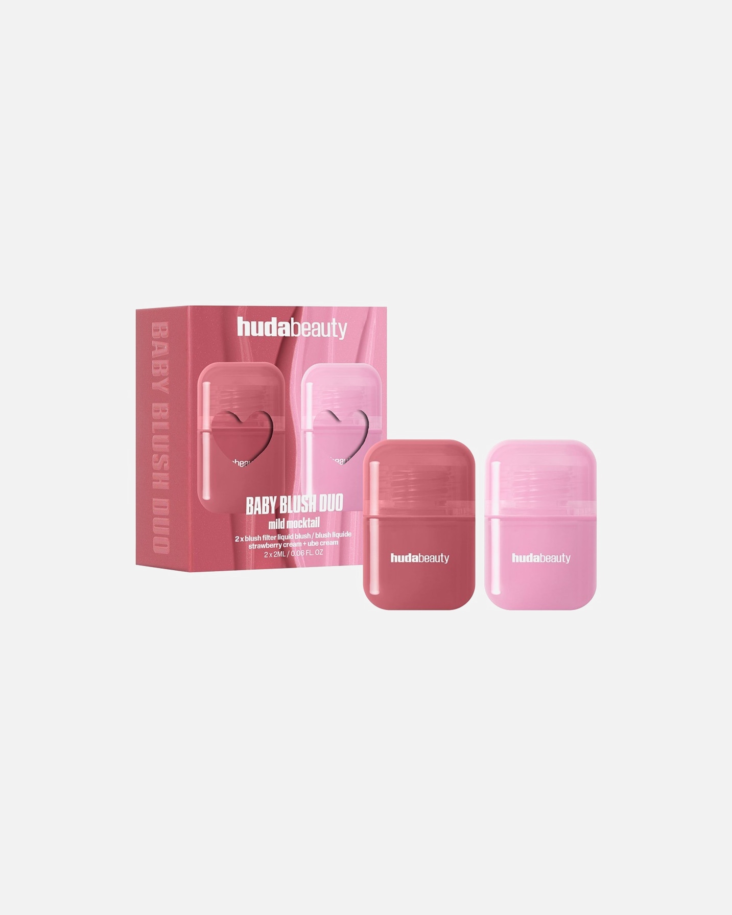 Sada na líčenie pleti pre Unisex HUDA BEAUTY Baby Blush Duo Mild Mocktail 1 kus