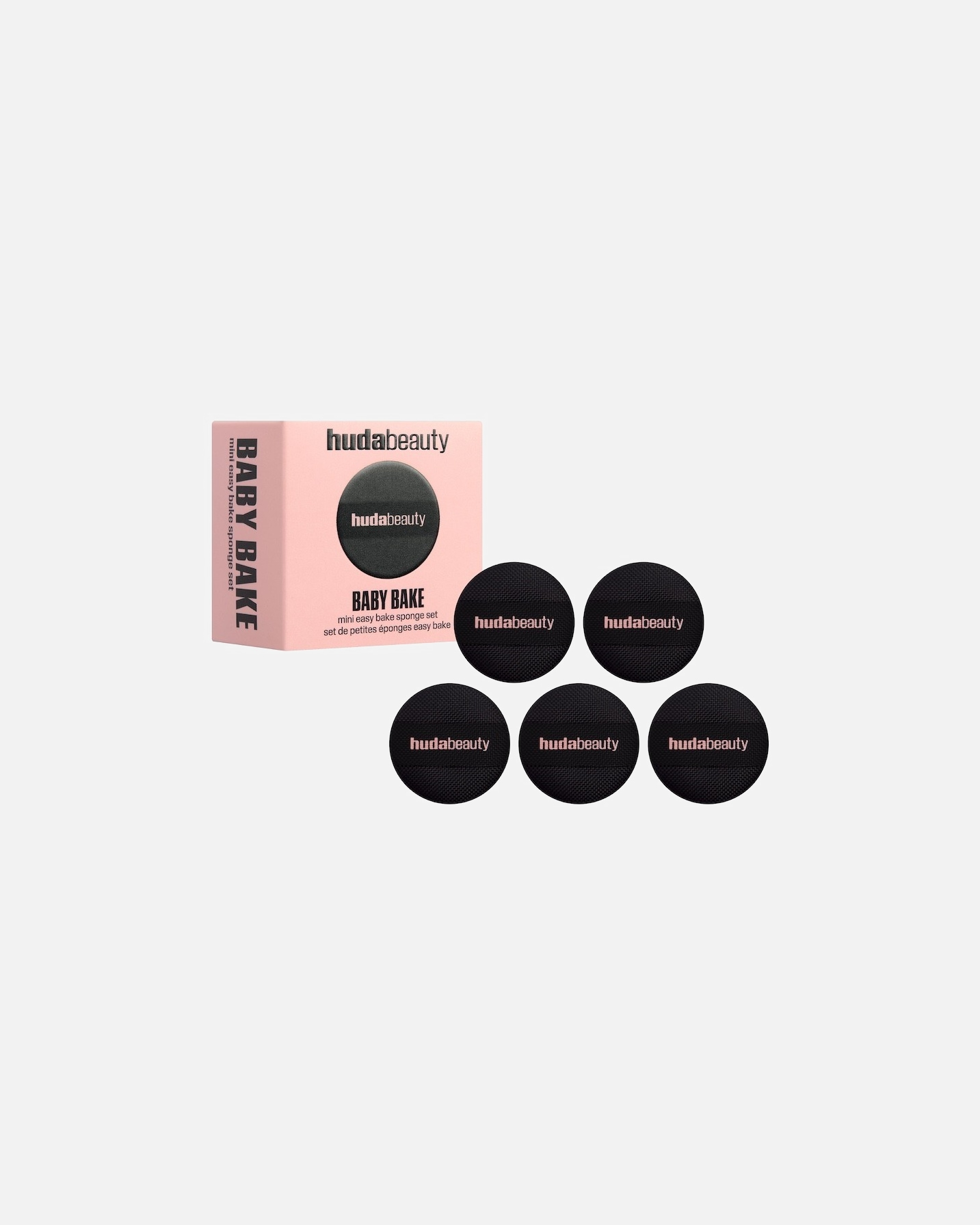 Hubka na make-up pre Unisex HUDA BEAUTY Baby Bake Mini Easy Bake Sponge Set 5 ks