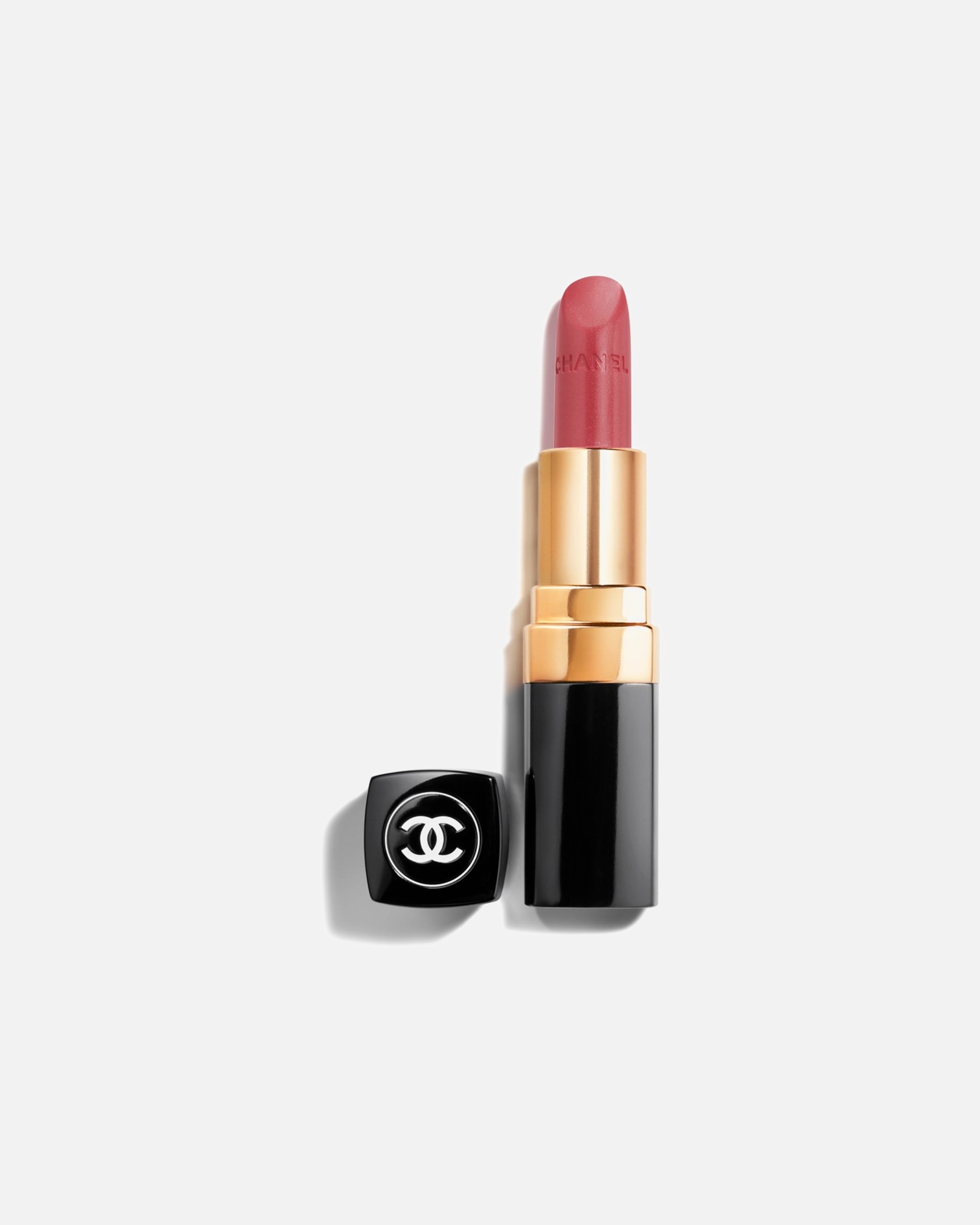 Rúž na pery pre Unisex CHANEL ROUGE COCO DLHOTRVÁCNY SATÉNOVÝ RÚŽ – HYDRATAČNÁ A VYHLADZUJÚCA STAROSTLIVOSŤ O PERY 128 - LEGENDE