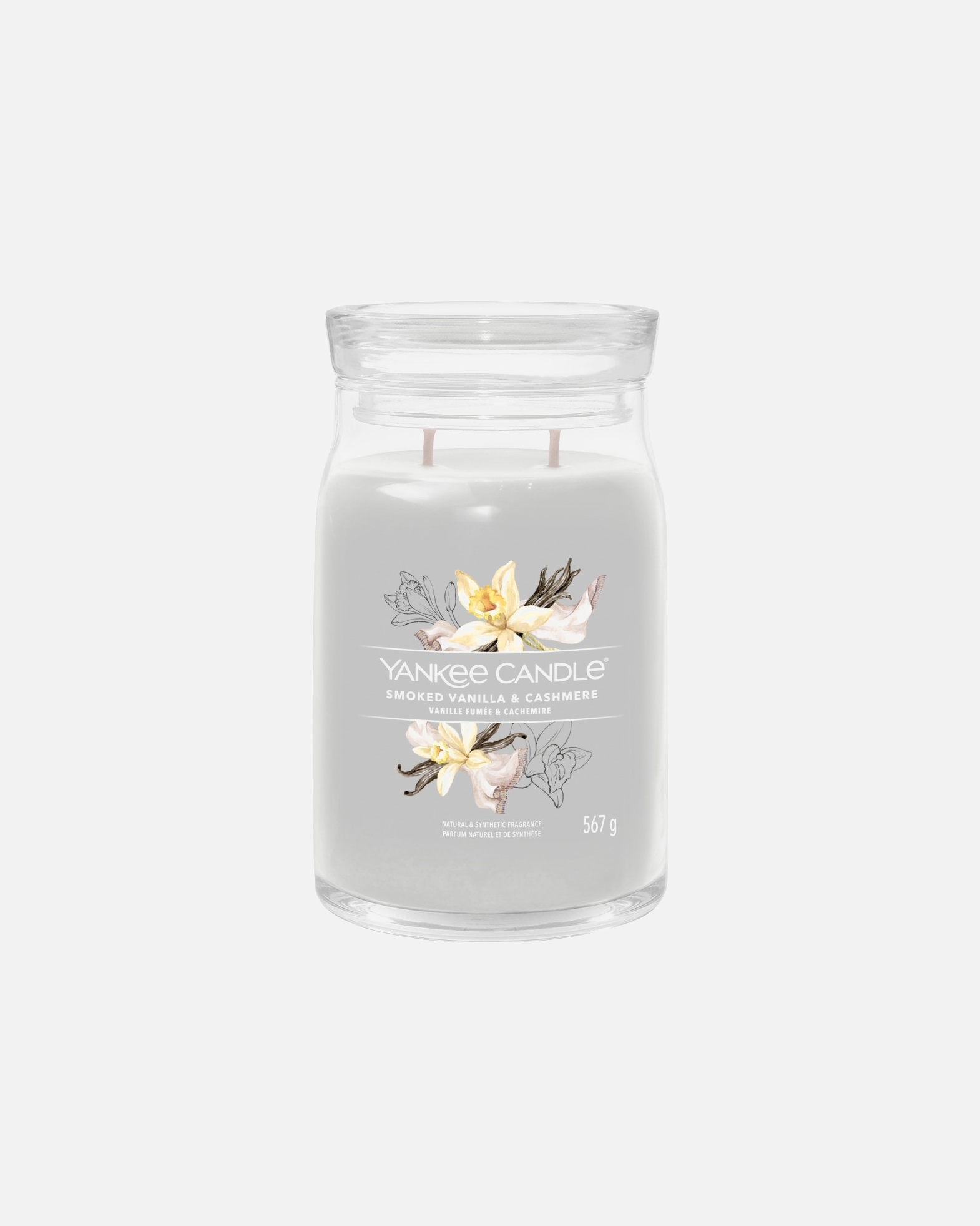 Sviečka pre Unisex YANKEE CANDLE Smoked Vanilla & Cashmere 567 g - Signature