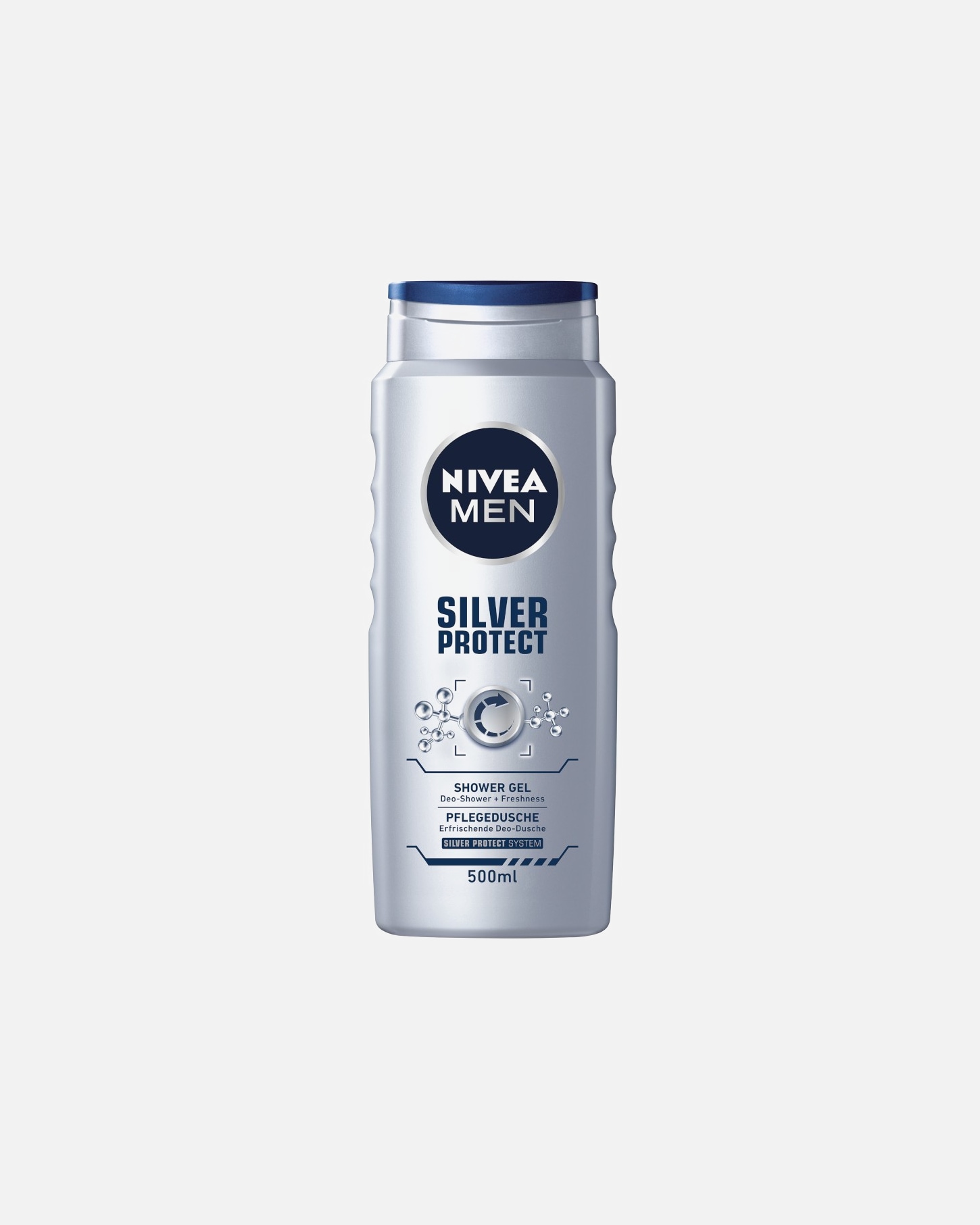 Sprchový gél pre Unisex NIVEA Silver Protect sprchový gél 500 ml