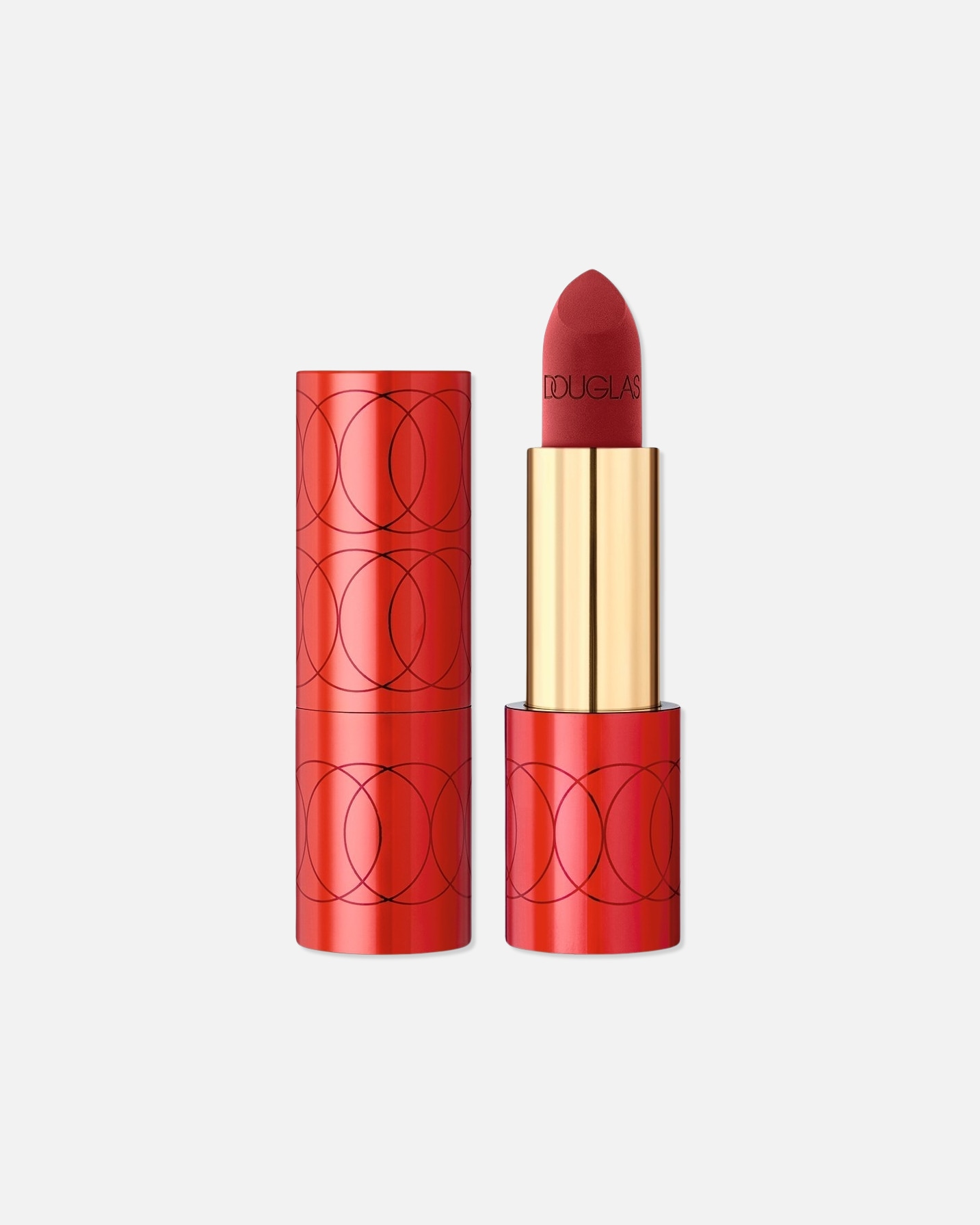 Rúž na pery pre Unisex Douglas Collection Make-Up Absolute Matte Lipstick č. 6 - Dark Cherry
