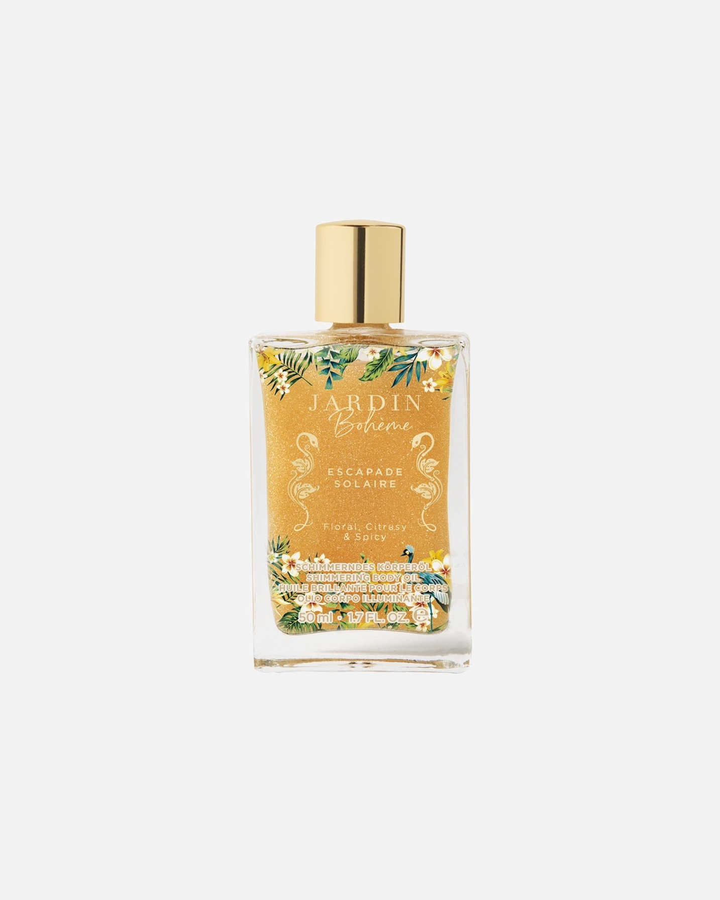 Telový olej pre Pre ženy Jardin Bohème Escapade Solaire Shimmer Body Oil 50 ml