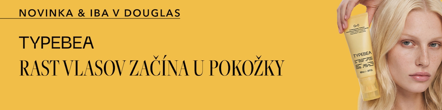 Objavte novinku TYPEBEA, ktorá je dostupná exkluzívne v Douglas, a zamerajte sa na rast vlasov, ktorý začína pri pokožke hlavy.