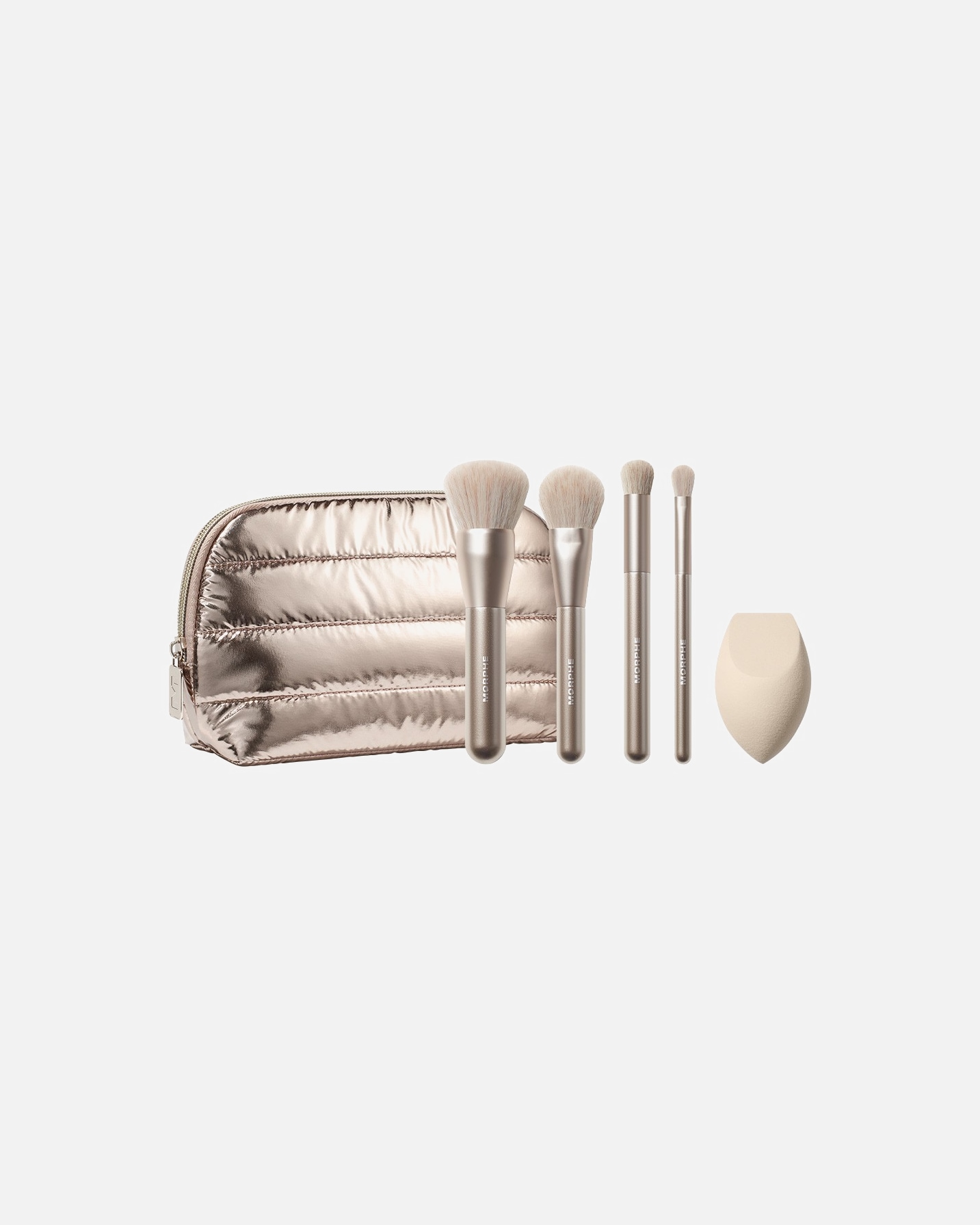 Sada štetcov pre Unisex Morphe Holiday Collection RICHES COME TRUE 5-PIECE BRUSH & TOOL SET 1 kus