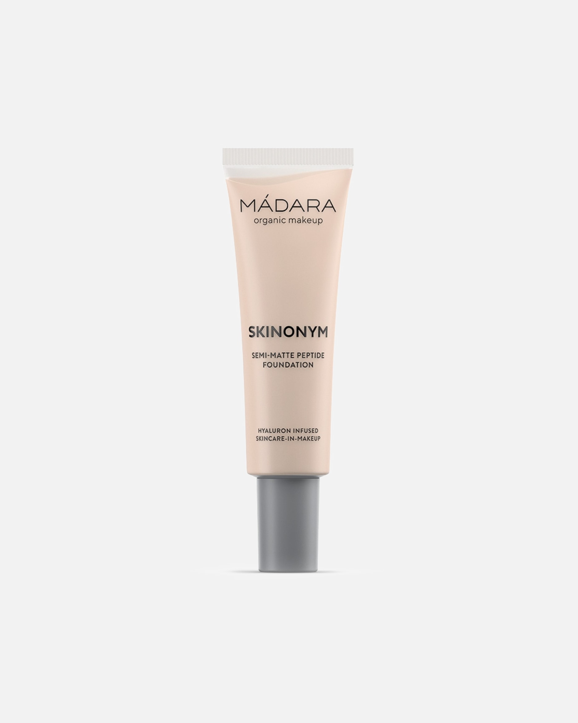 Podklad pre Unisex MÁDARA SKINONYM Polomatný Make-up s peptidy 25 - LINEN