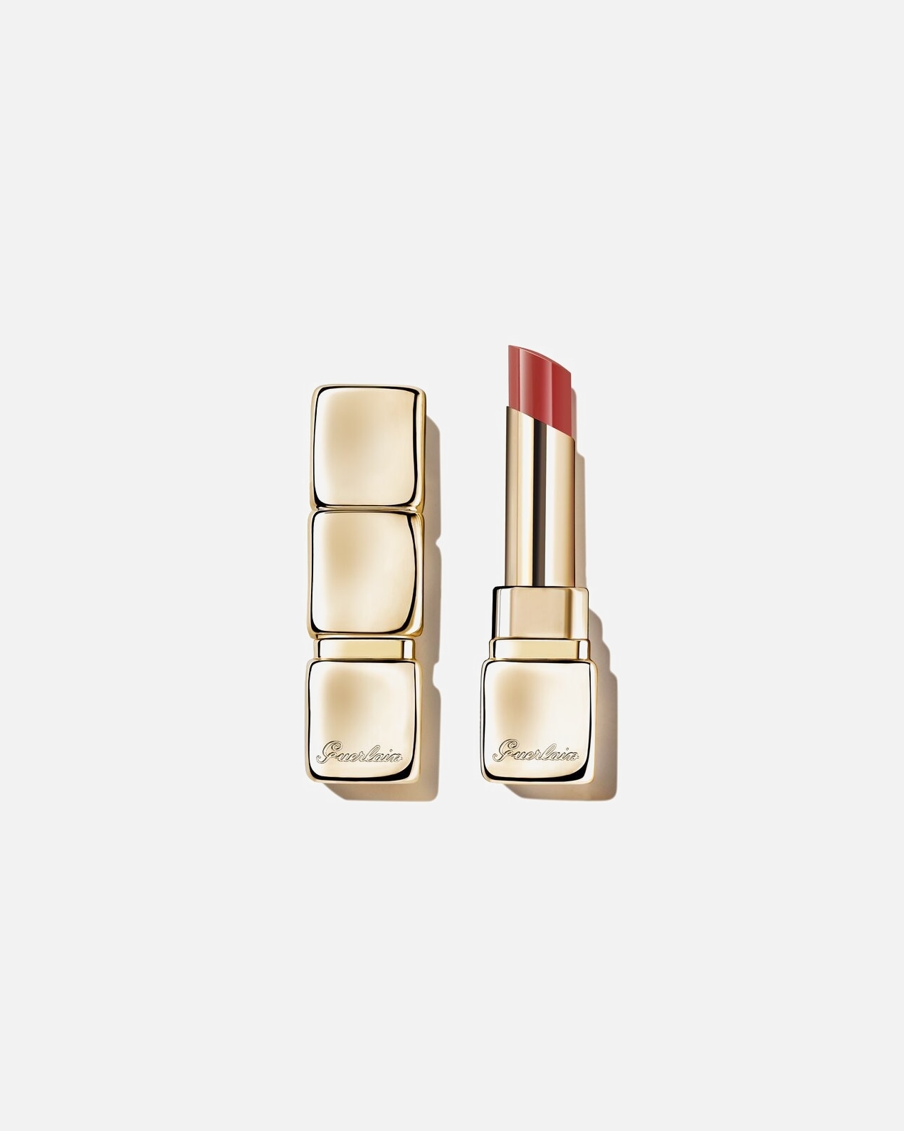 Rúž na pery pre Unisex Guerlain Kisskiss Shine Bloom 129 Blossom Kiss