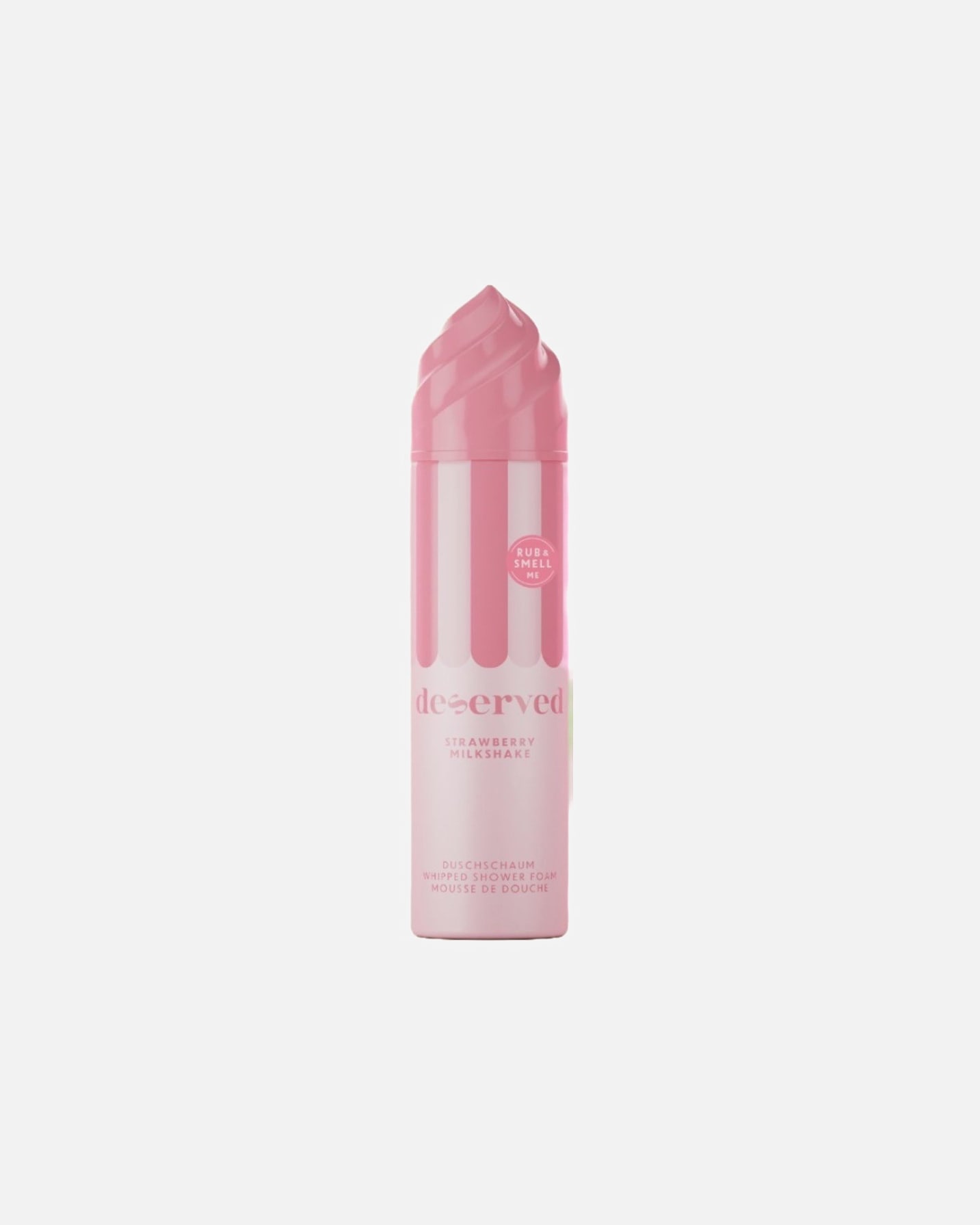 Sprchová pena pre Pre ženy Deserved DD Whipped Shower Foam Strawberry Milkshake 250 ml