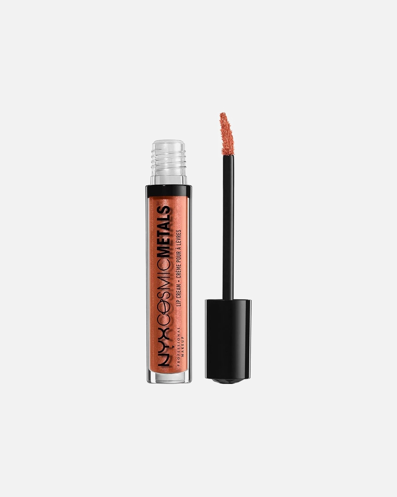 Lesk na pery pre Unisex NYX Professional Makeup Cosmic Metals Lip Cream Speed of Light