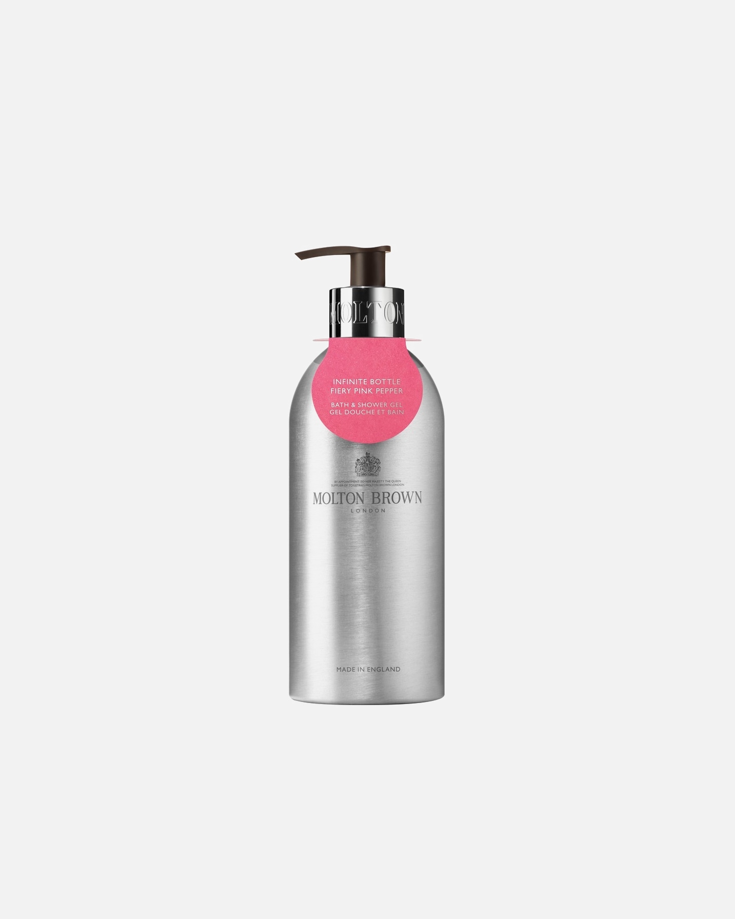 Sprchový gél pre Pre ženy Molton Brown Infinite Bottle Fiery Pink Pepper Bath & Shower Gel 400 ml
