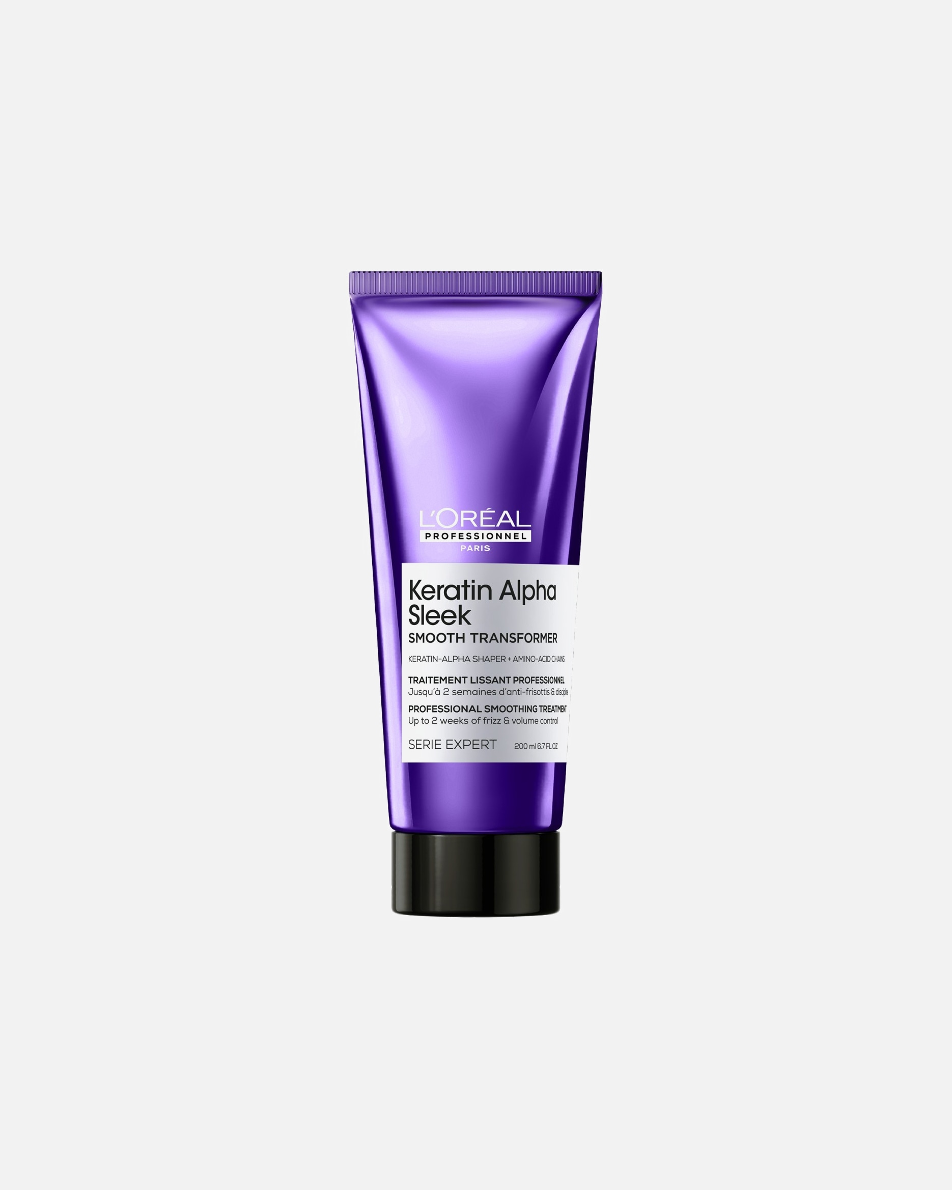 Vlasová kúra pre Unisex L´Oréal Professionnel Paris Keratin Alpha Sleek Profesionálna uhladzujúca kúra 200 ml