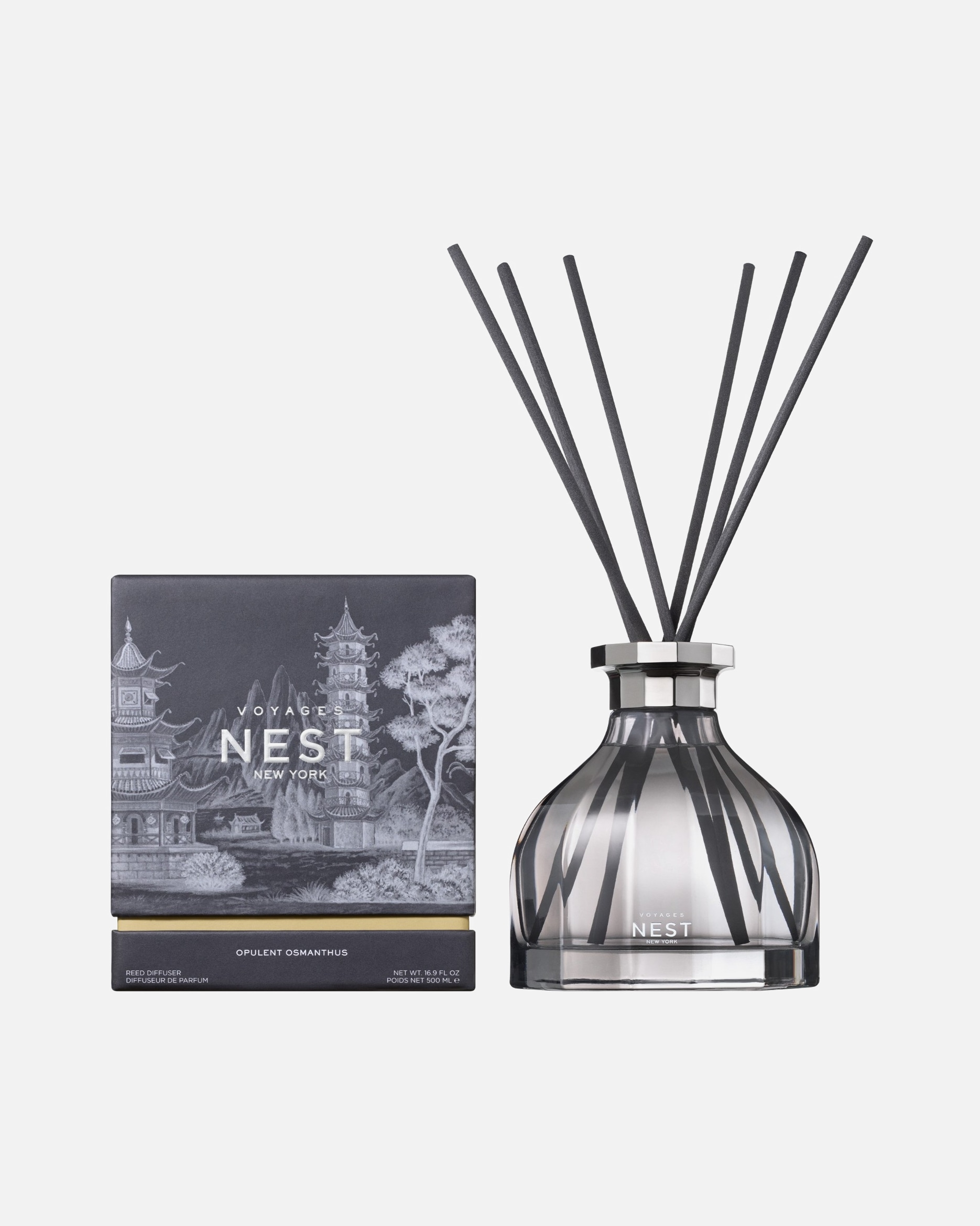 Vôňa do bytu pre Unisex NEST NEW YORK Default Brand Line Voyages Opulent Osmanthus Reed Diffuser 500 ml
