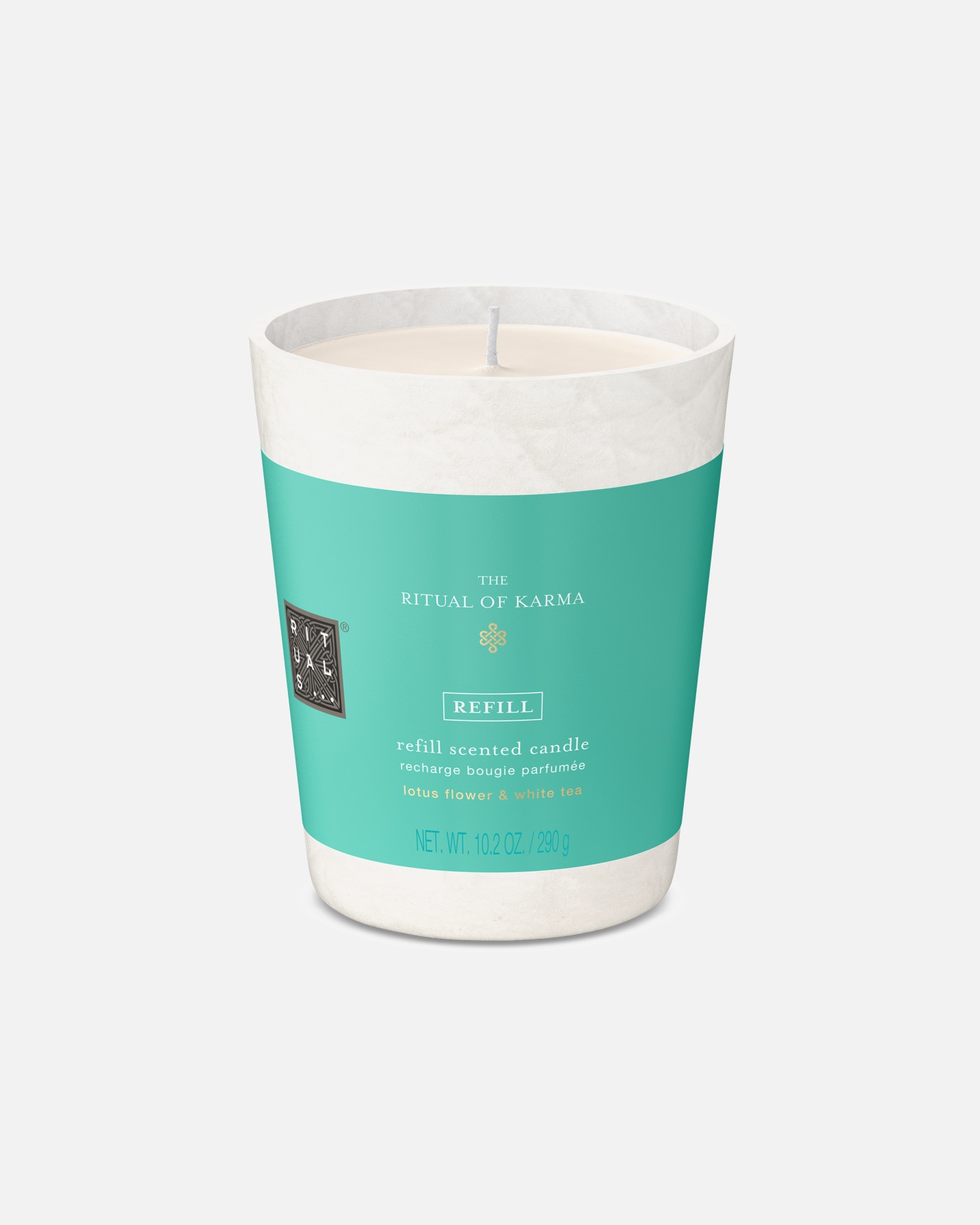 Sviečka pre Unisex Rituals The Ritual of Karma Refill Scented Candle - Náhradná náplň pre vonnú sviečku 290 g - Refill