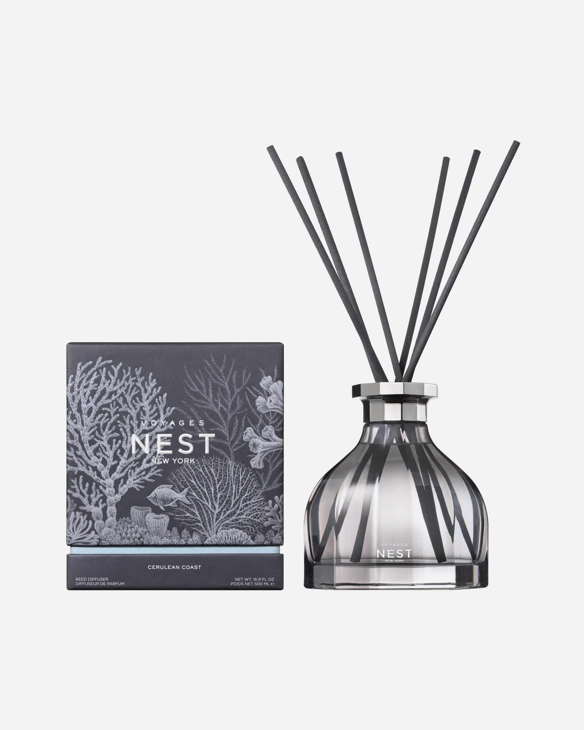 Vôňa do bytu pre Unisex NEST NEW YORK Default Brand Line Voyages Cerulean Coast Reed Diffuser 500 ml