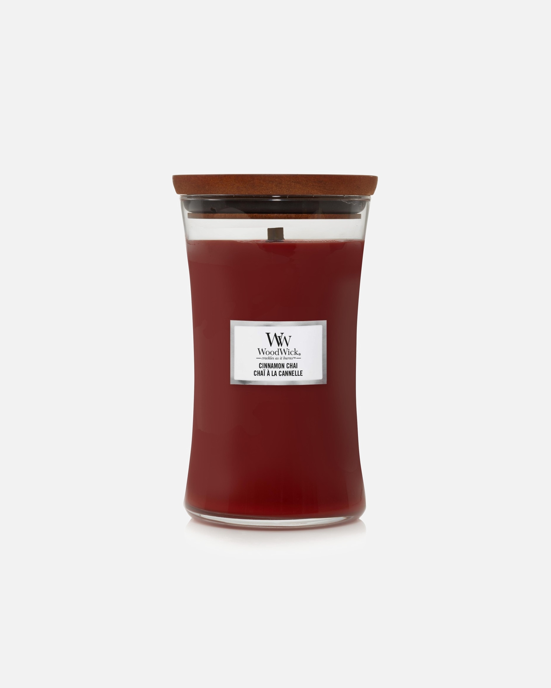 Sviečka pre Unisex WoodWick WoodWick Cinnamon Chai svíčka váza střední 610 g