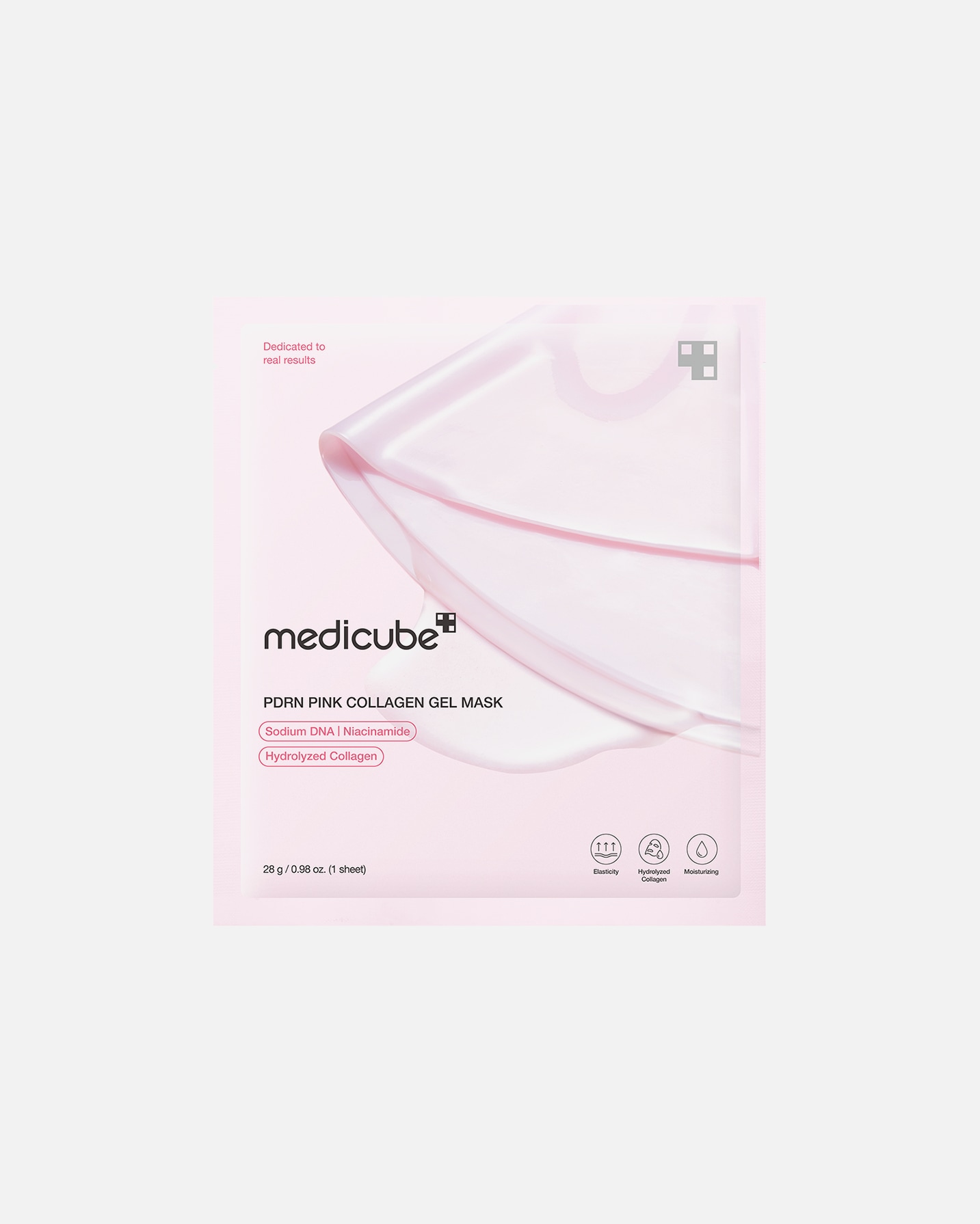 Plátienková maska pre Unisex Medicube PDRN Pink PDRN Pink Collagen Gel Mask (4EA) (EU) 112 g