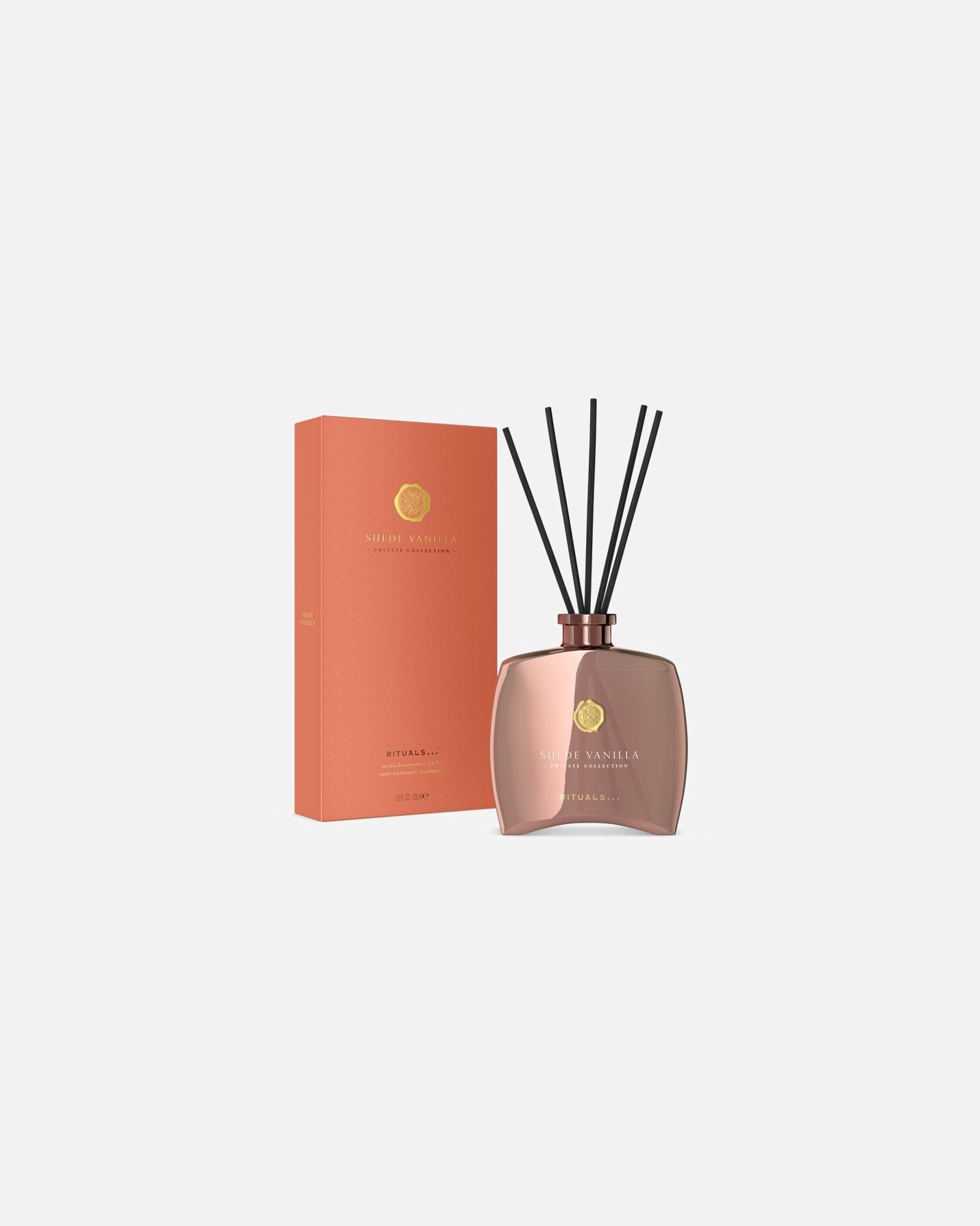 Vôňa do bytu pre Unisex Rituals Private Collection Suede Vanilla Fragrance Sticks - Vonné tyčinky 100 ml