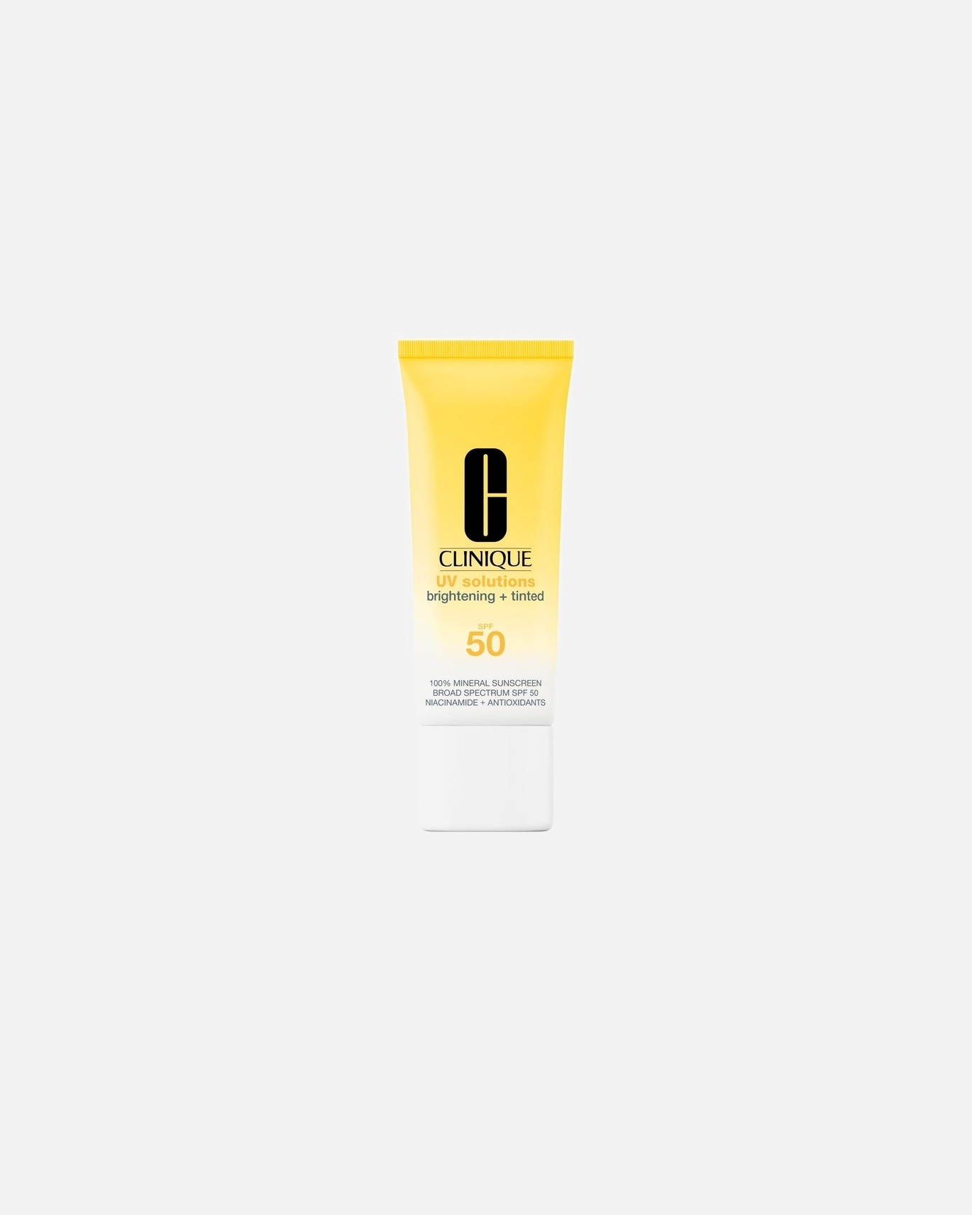 Tónovací denný krém pre Unisex Clinique UV Solutions™ UV Solutions Brightening + Tinted Sunscreen SPF 50 02 - MEDIUM