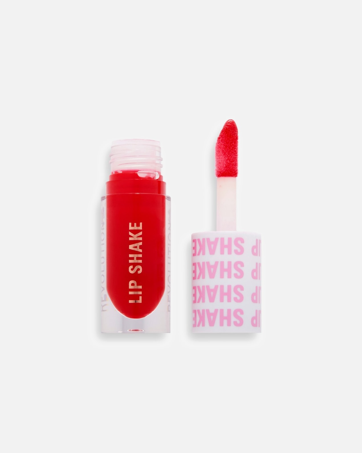Lesk na pery pre Unisex REVOLUTION Lip Shake Strawberry Red
