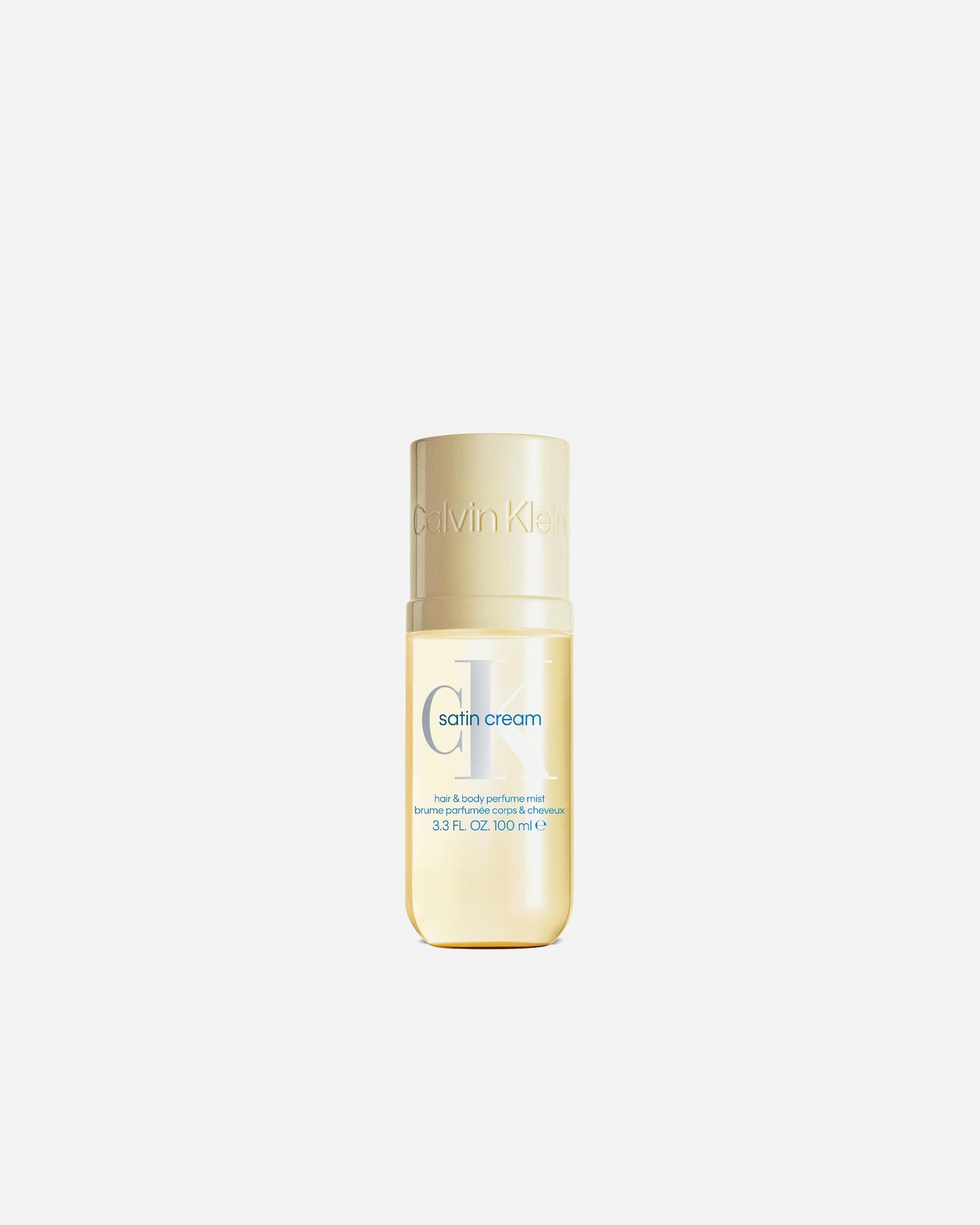 Telový sprej pre Unisex CALVIN KLEIN Satin Cream Hair & Body Perfume Mist 100 ml