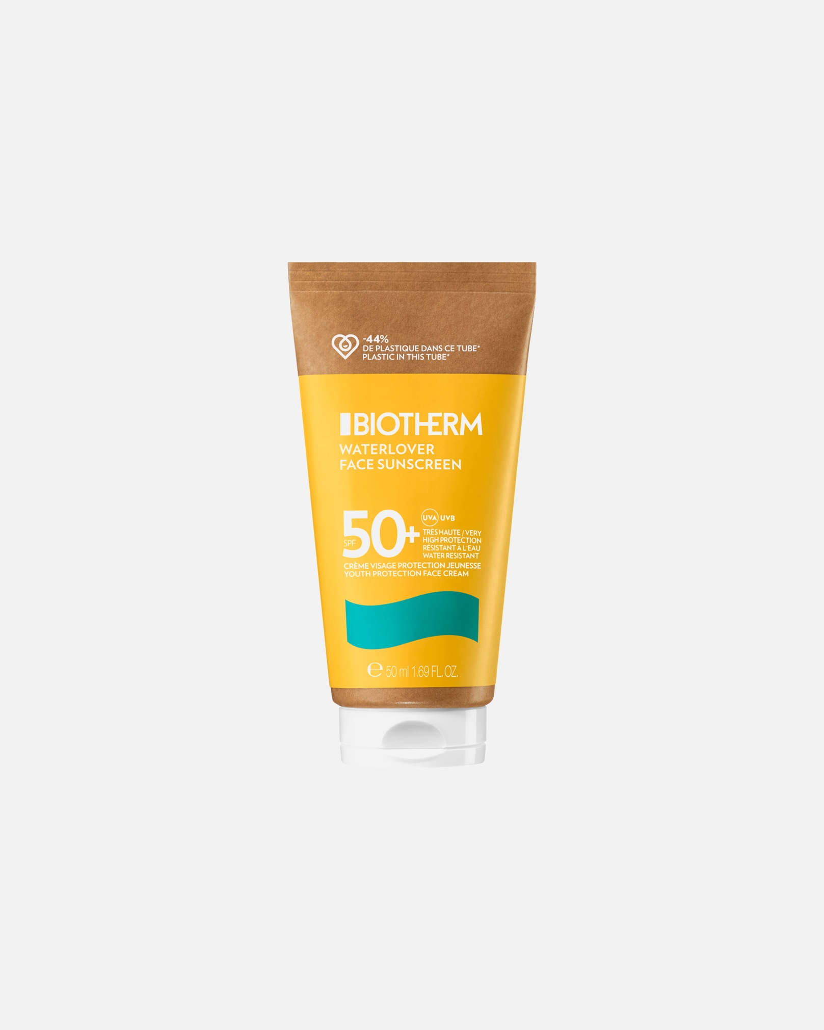 Krém na opaľovanie pre Unisex Biotherm Water Lover Face SPF 50 50 ml