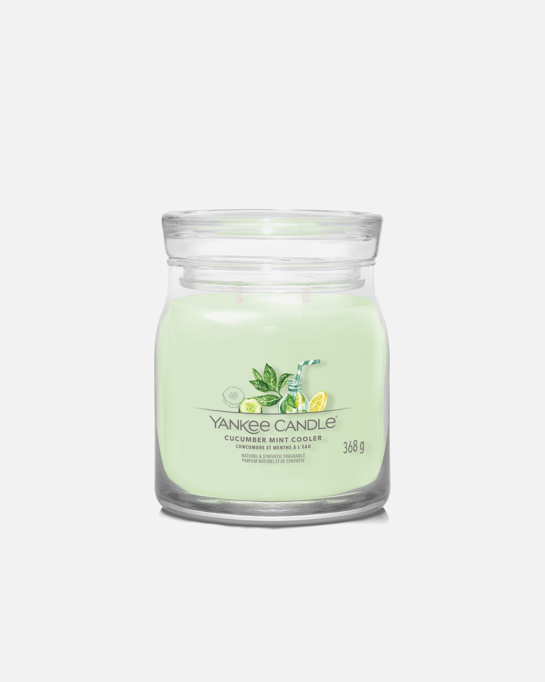 Sviečka pre Unisex YANKEE CANDLE Cucumber Mint Cooler 368 g - Signature