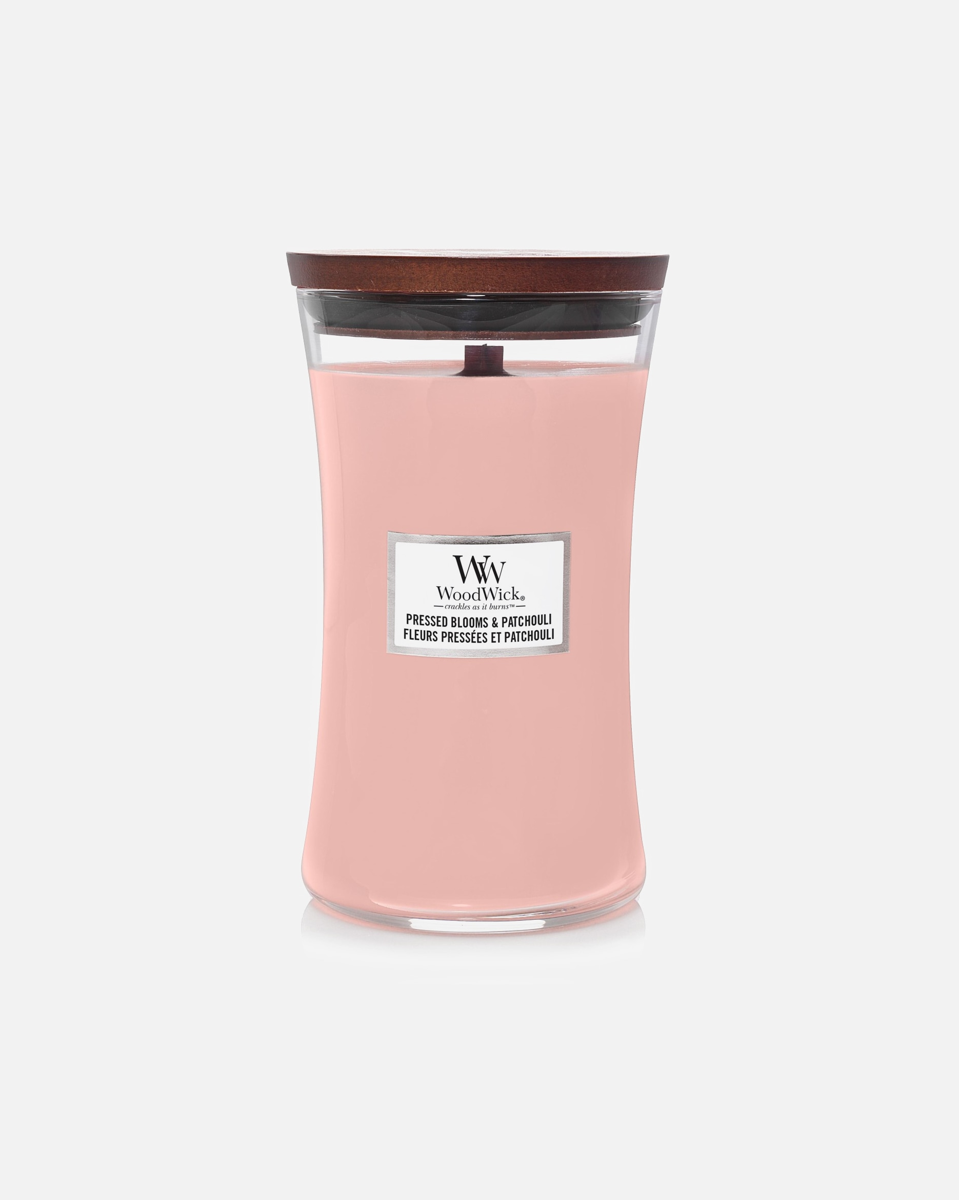 Sviečka pre Unisex WoodWick Veľká sviečka/Pressed Blooms & Patchouli 623 g