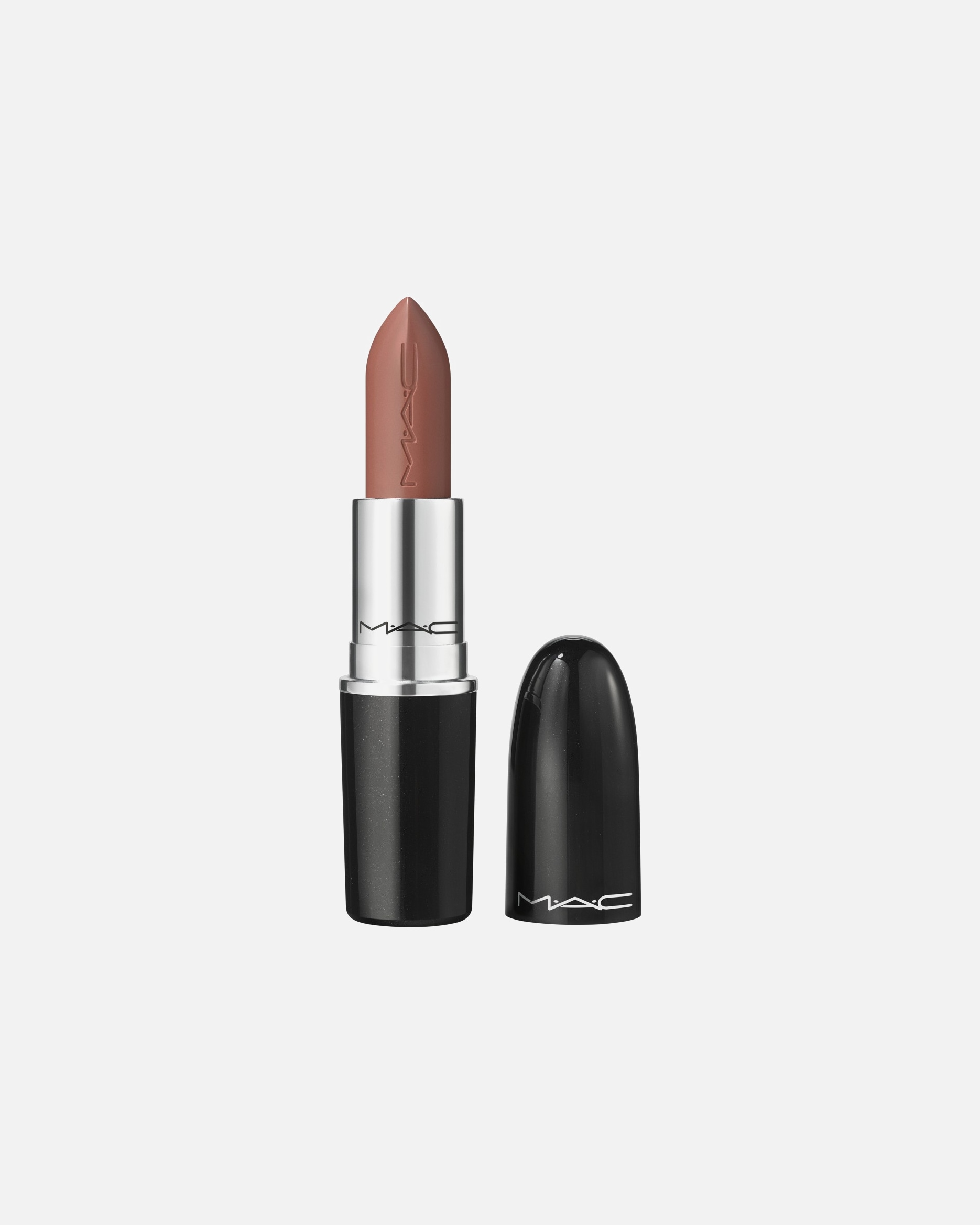 Rúž na pery pre Unisex MAC Intimate Nudes LUSTREGLASS SHEER-SHINE LIPSTICK ALONE TIME (FN)