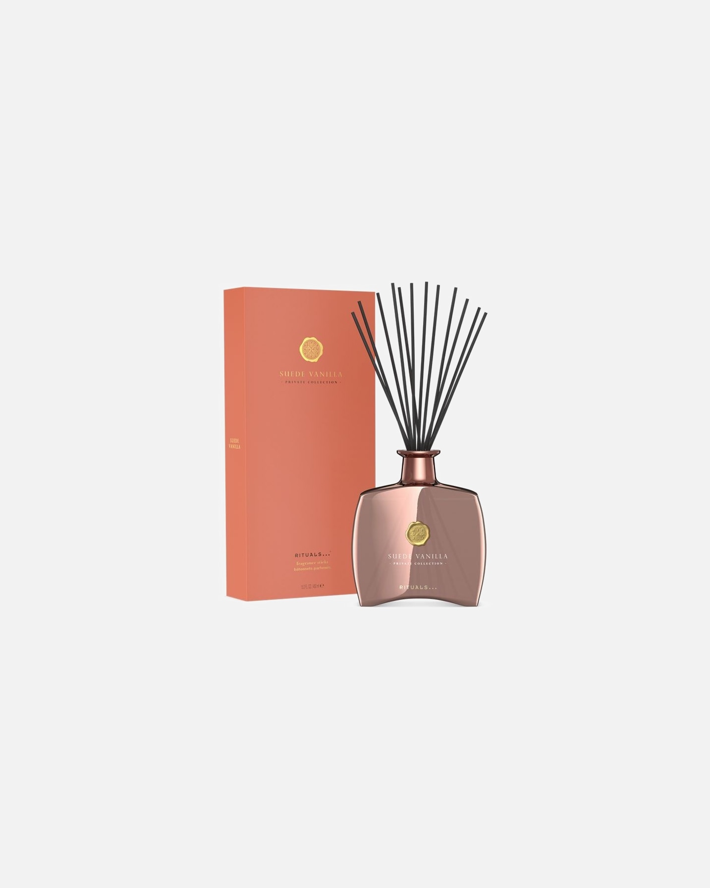 Vôňa do bytu pre Unisex Rituals Private Collection Suede Vanilla Fragrance Sticks - Vonné tyčinky 450 ml