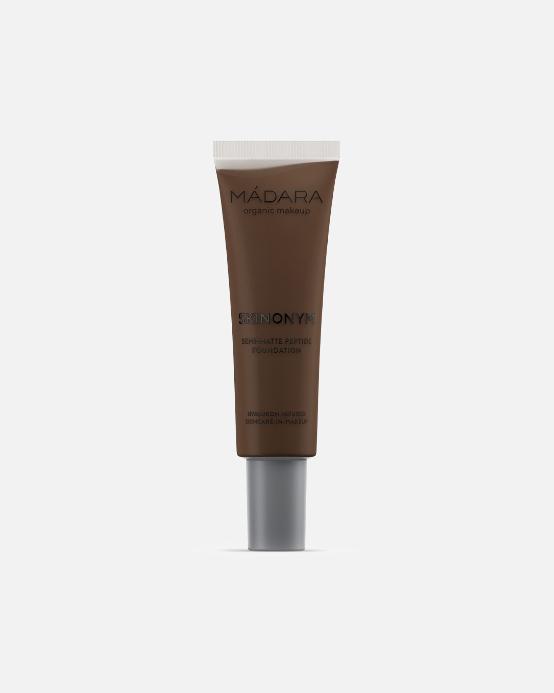 Podklad pre Unisex MÁDARA SKINONYM Polomatný Make-up s peptidy 100 - MOCHA
