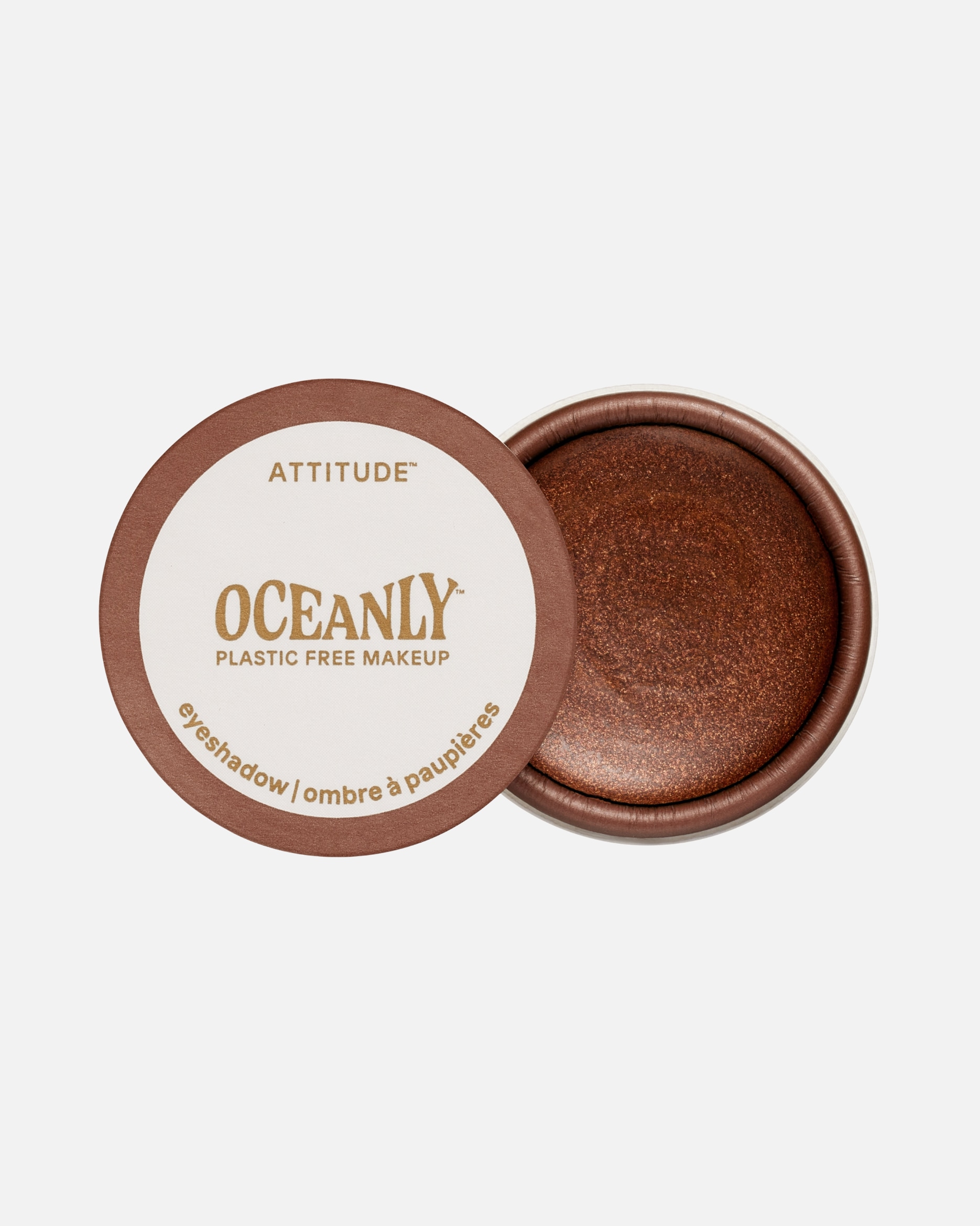 Očné tiene pre Unisex Attitude Oceanly Krémové očné tiene Berry Bliss CINNAMON