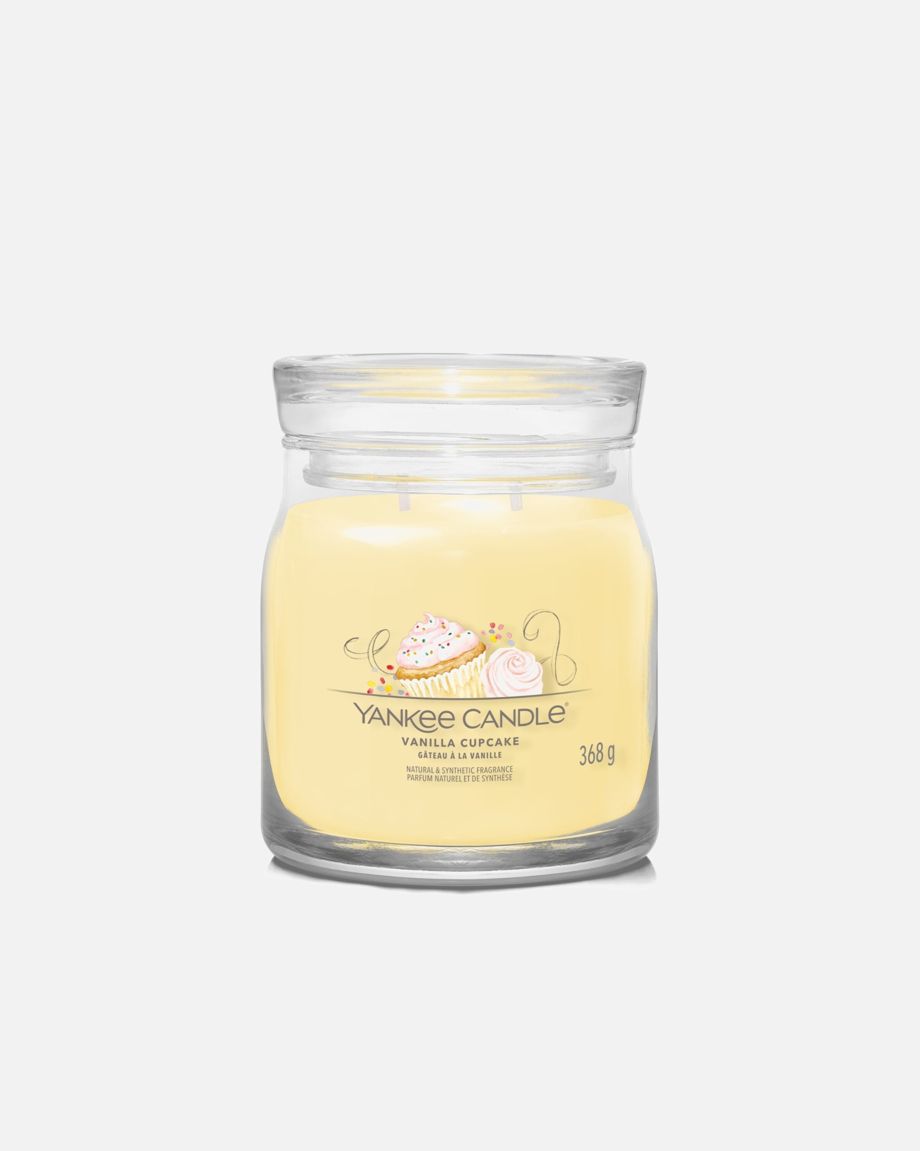 Sviečka pre Unisex YANKEE CANDLE Vanilla Cupcake 368 g - Signature