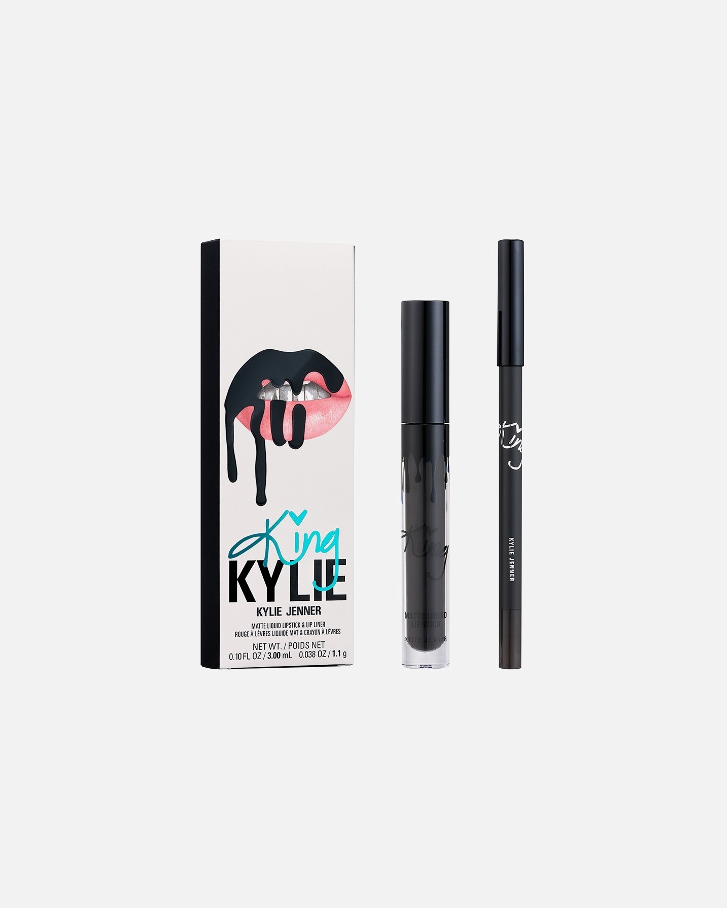 Súprava na líčenie pier pre Pre ženy KYLIE COSMETICS King Kylie Kylie Matte Lip Kit DEAD OF KNIGHT