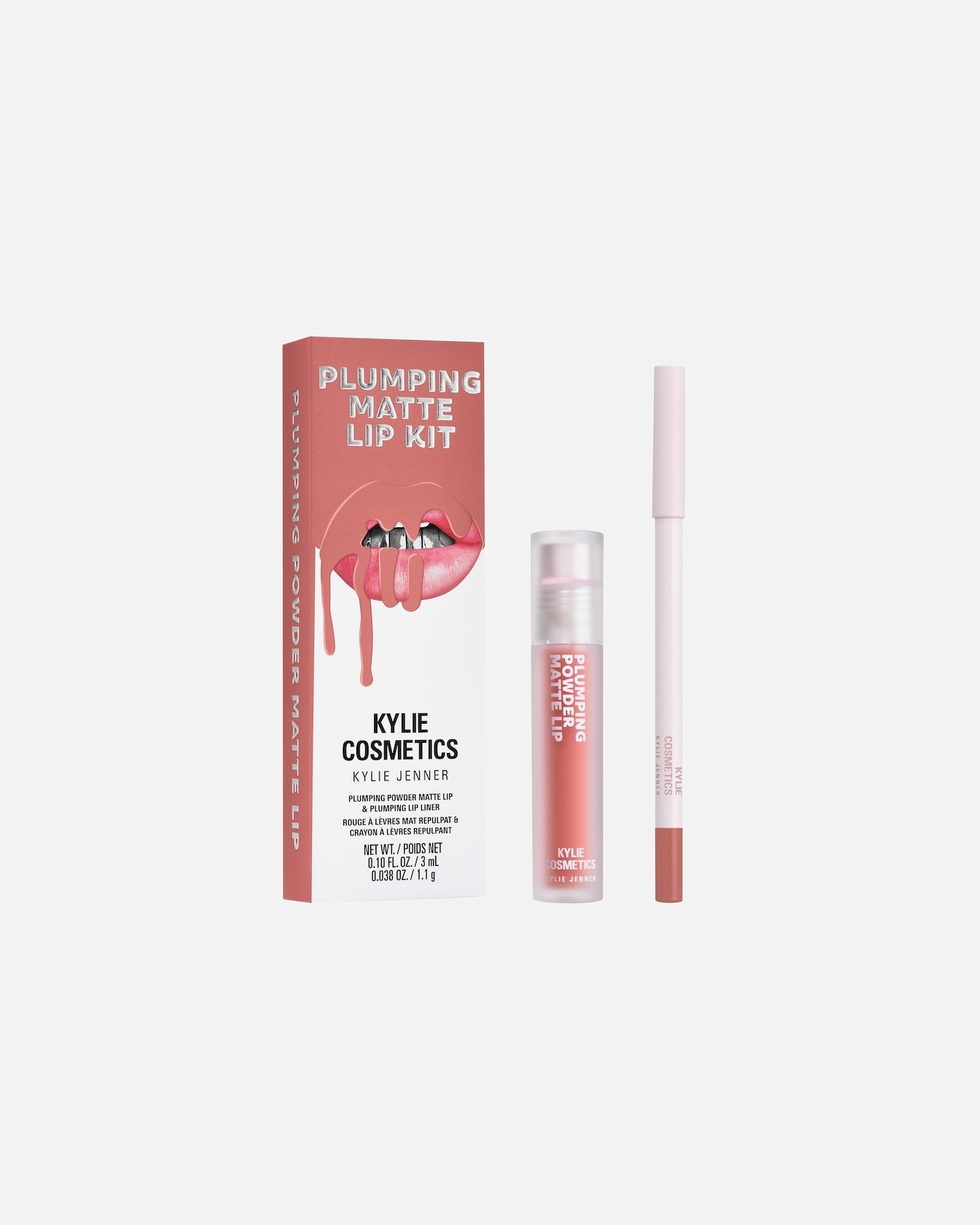 Súprava na líčenie pier pre Unisex KYLIE COSMETICS Plumping Matte Lip Kit 802 – Candy K