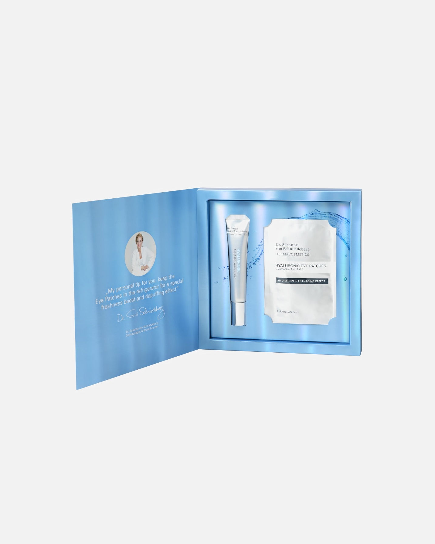 Súprava na starostlivosť o tvár pre Unisex Dr. Susanne von Schmiedeberg Hyaluronic Plump & Refresh Set 1 kus