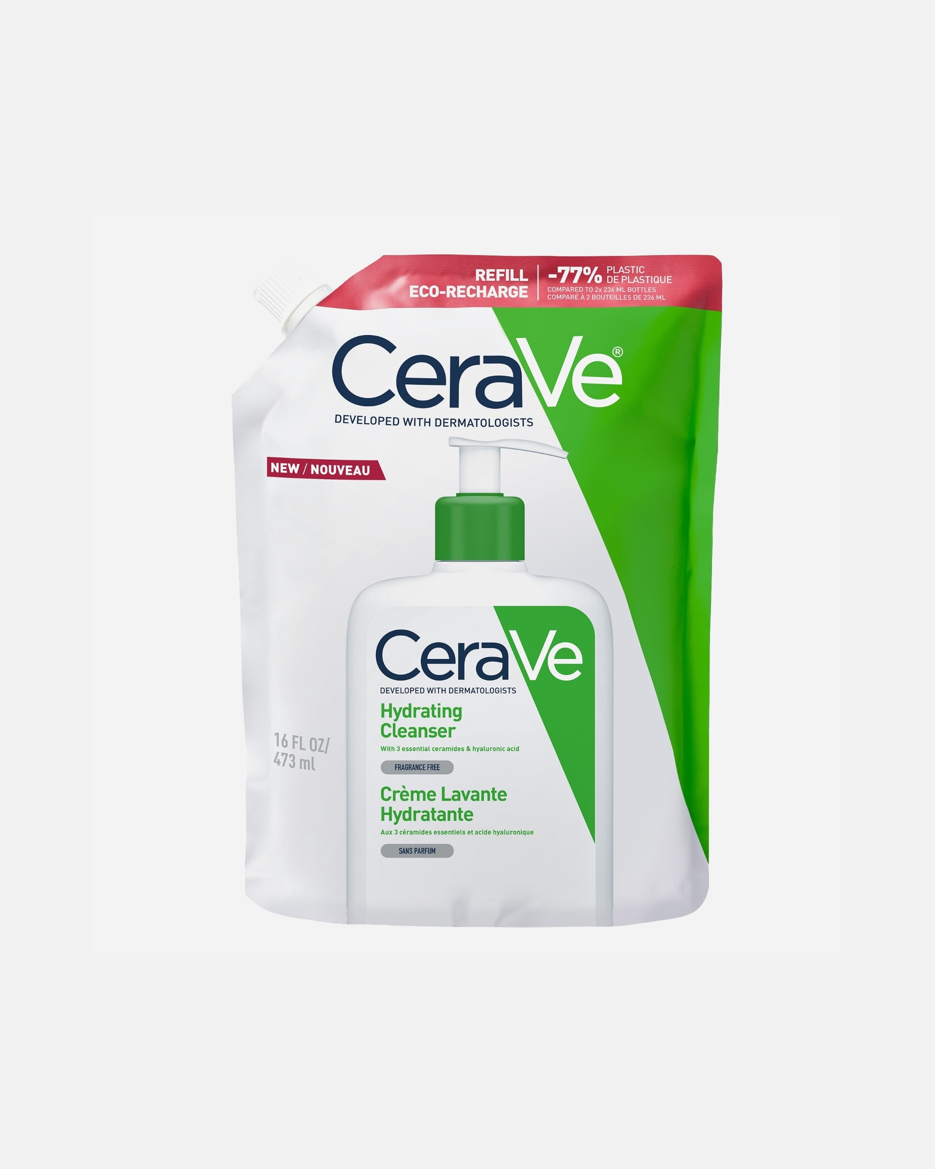 Čistiaci krém pre Unisex CeraVe Hydratačný prípravok na tvár a telo 474 ml