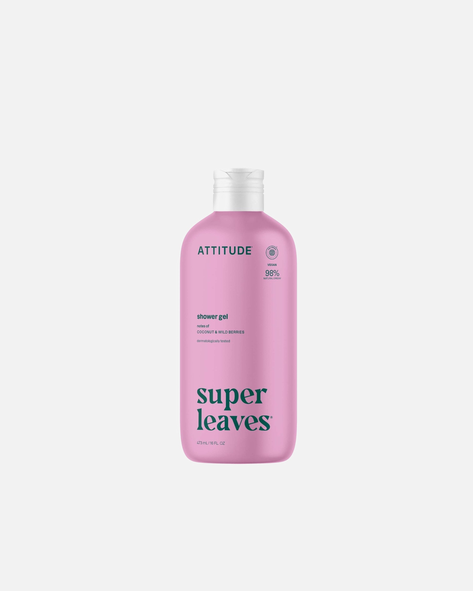Sprchový gél pre Pre ženy Attitude Super Leaves Science Sprchový gél - kokos a lesné plody 473 ml