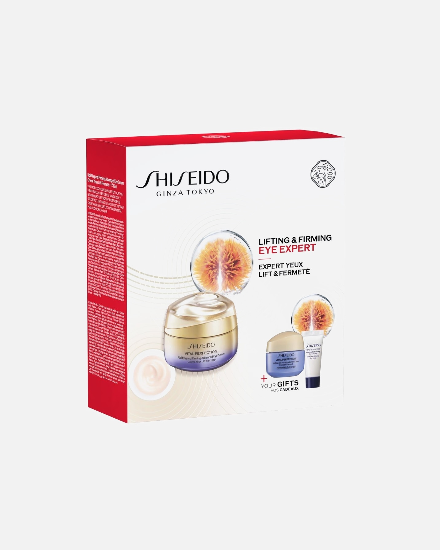 pre Pre ženy Shiseido VITAL PERFECTION DARČEKOVÁ SADA na spevnenie očného okolia 1 kus