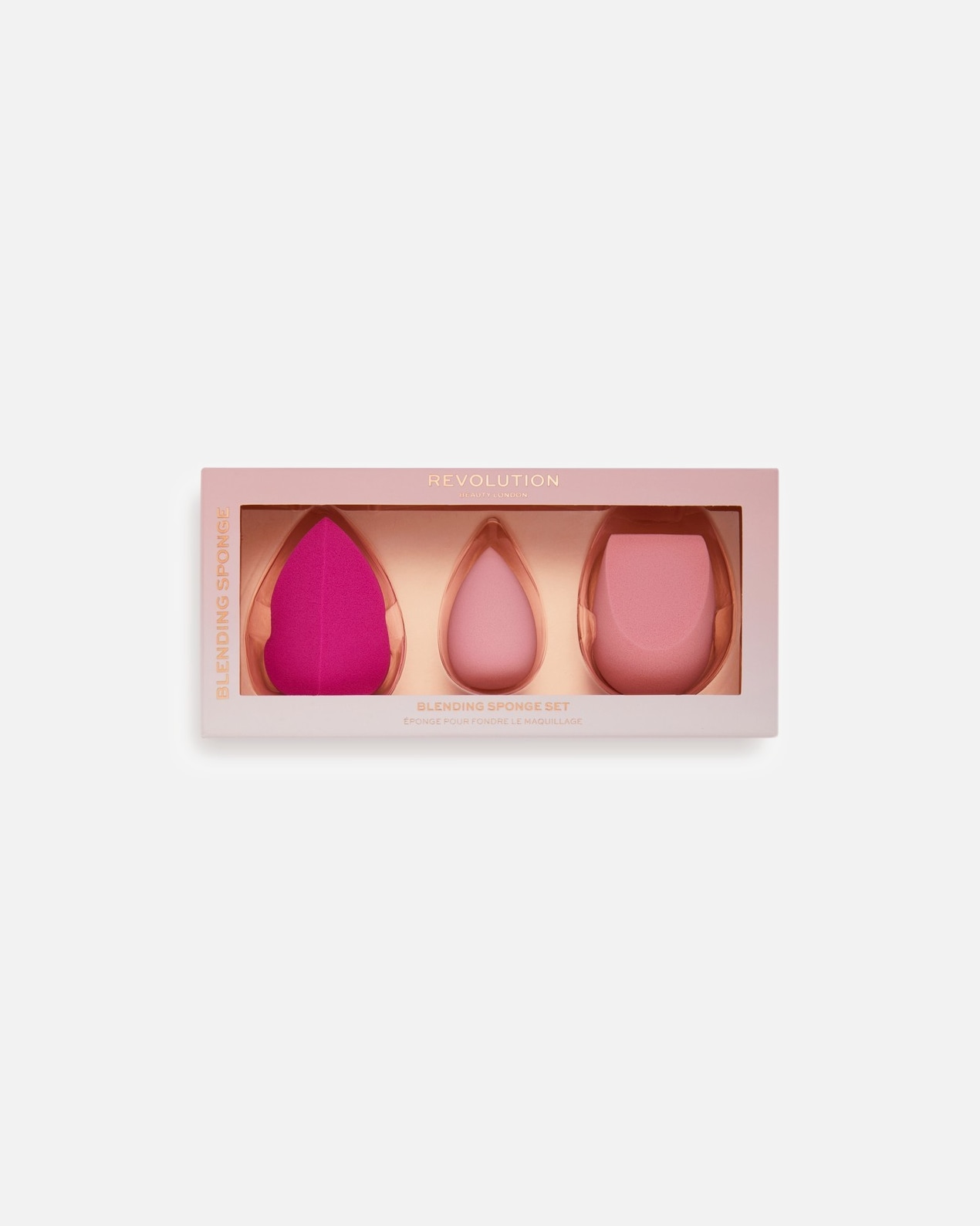 Hubka na make-up pre Unisex REVOLUTION Create Blending Sponge 3 Pack Set 3 ks