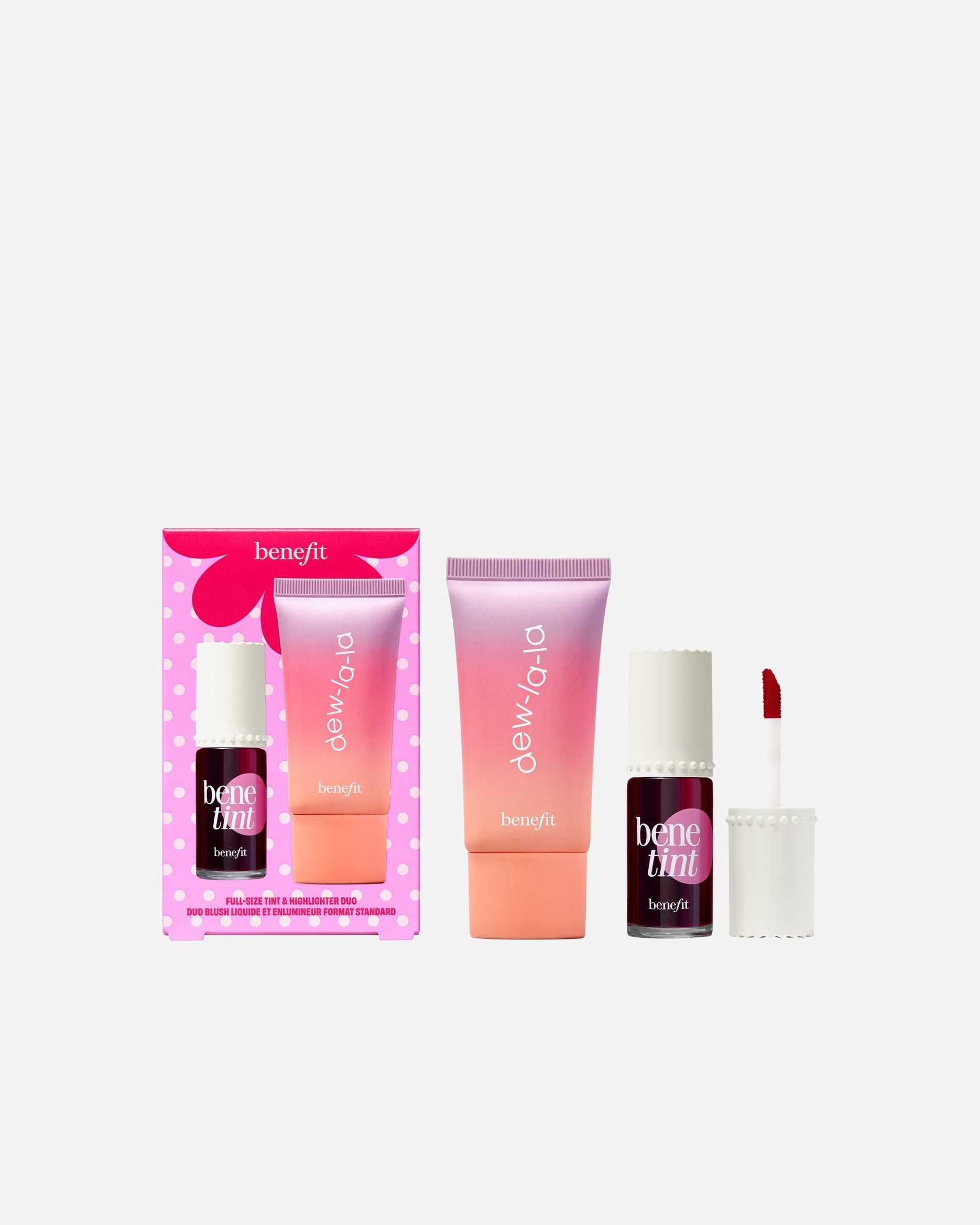 Sada na líčenie pleti pre Pre ženy Benefit Dew the Benetint – rozjasňovač a sada na líčenie Benetint 1 kus
