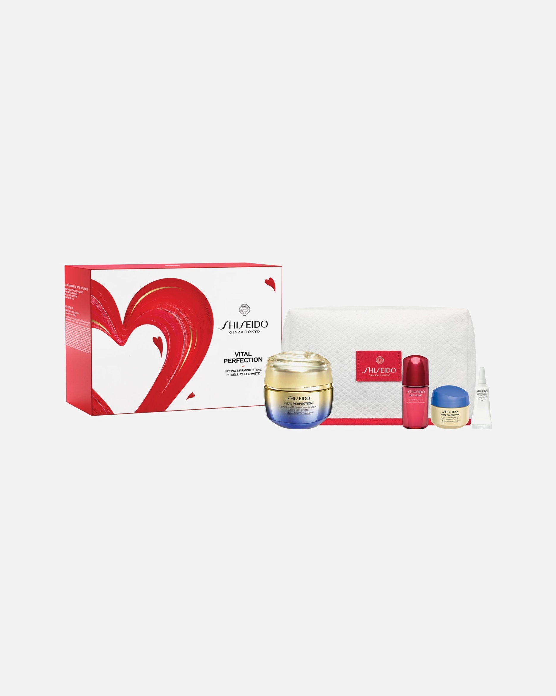 Súprava na starostlivosť o tvár pre Pre ženy Shiseido VITAL PERFECTION DARČEKOVÁ SADA na spevnenie pleti 1 kus