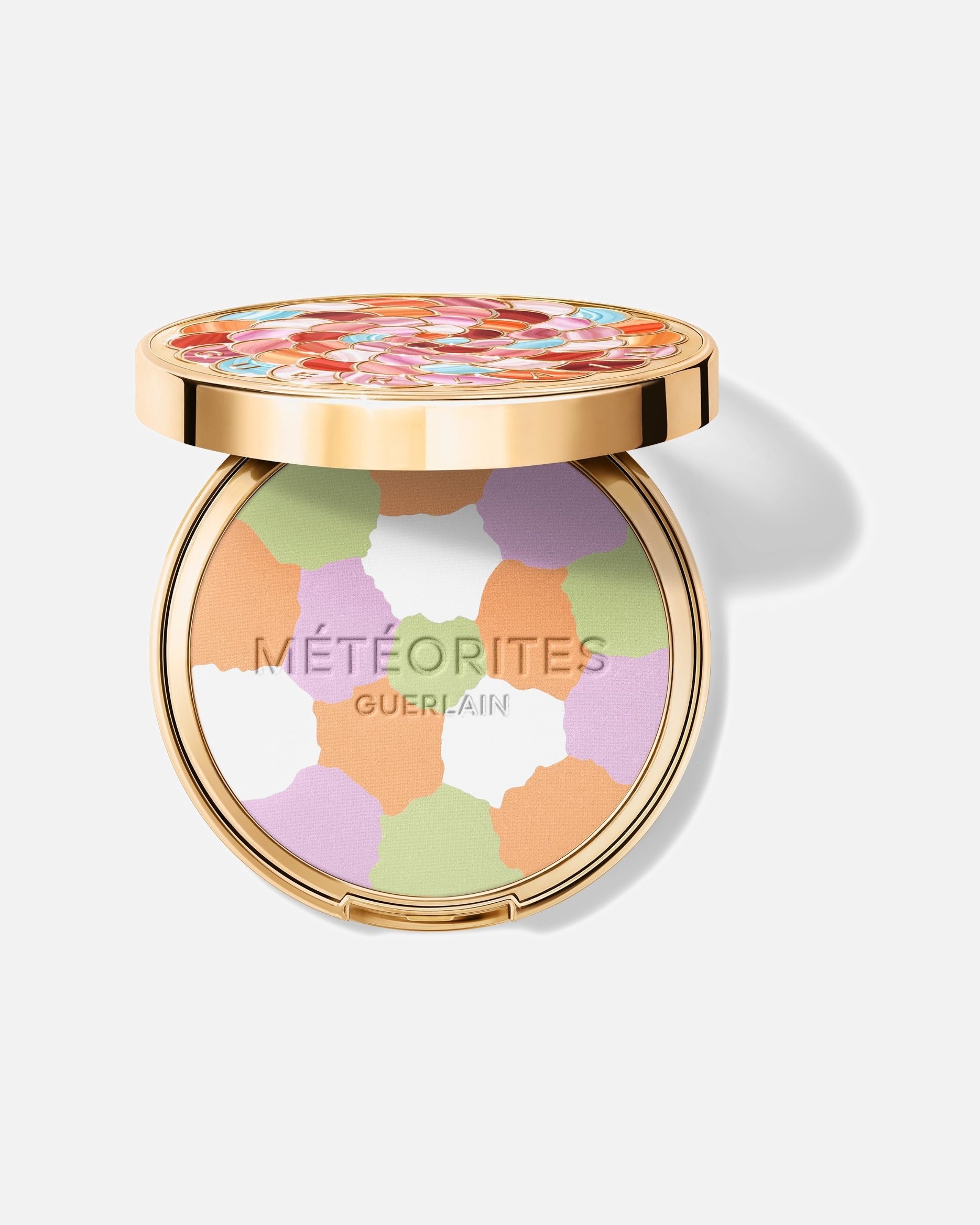 Púder pre Pre ženy Guerlain Les Météorites COMPACTZMATŇUJÚCI A FIXAČNÝ KOMPAKTNÝ PÚDER 02 - COOL