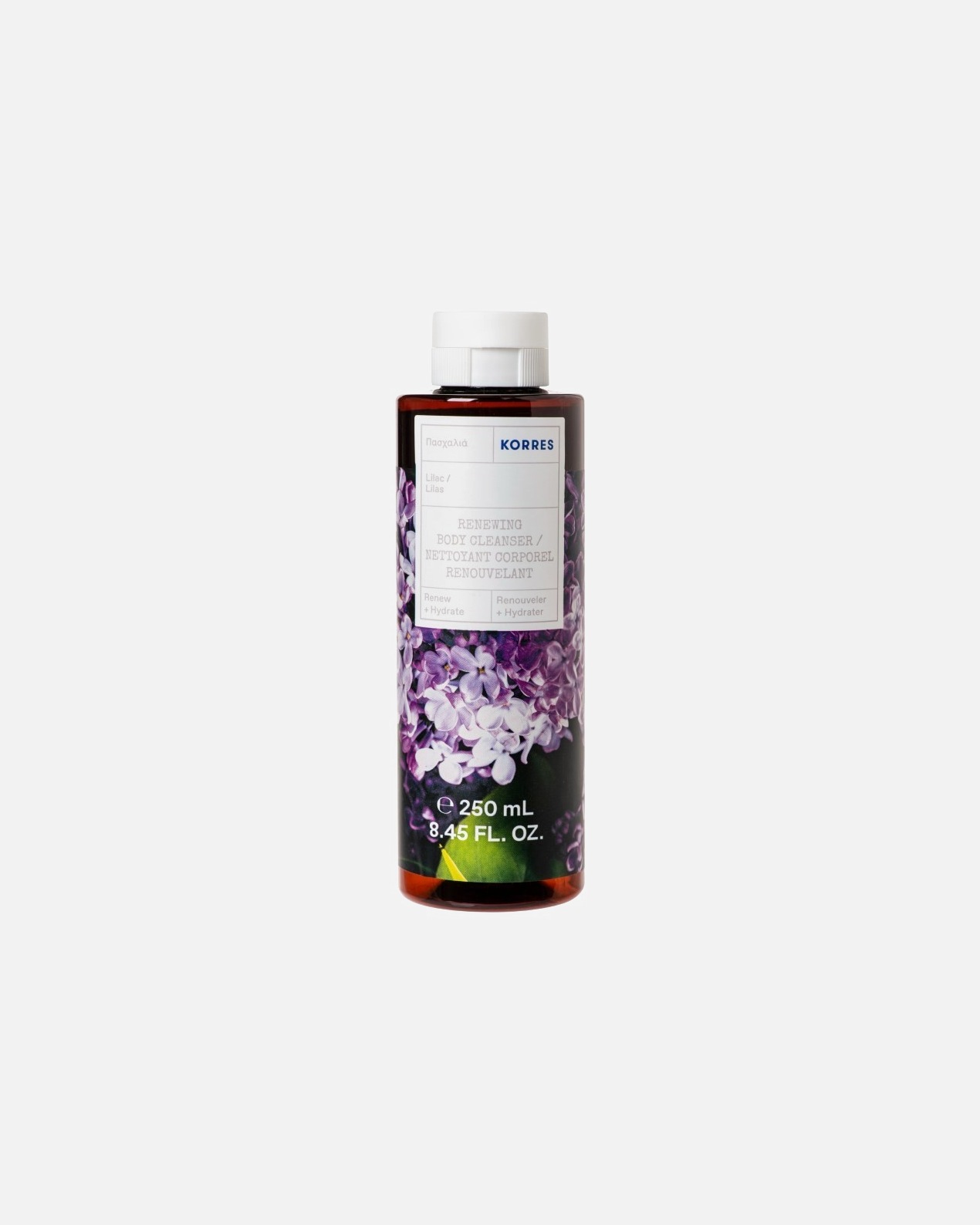 Telový gél pre Unisex KORRES Lilac Showergel-Body Cleanser 250 ml