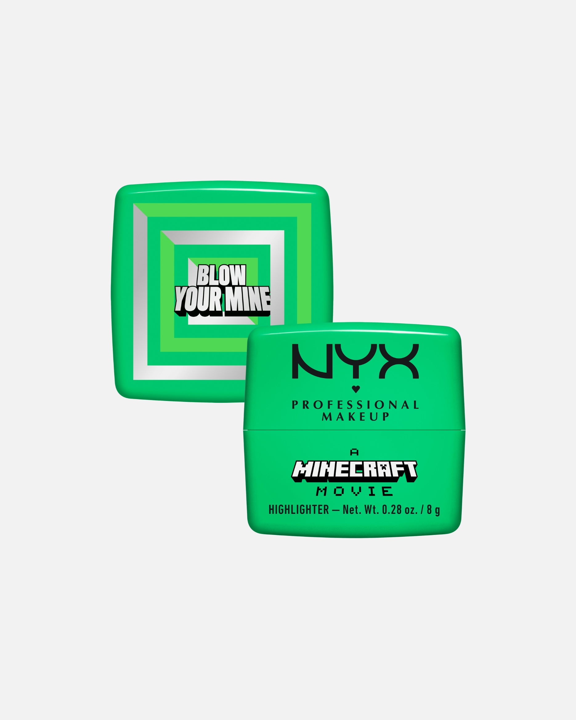 Rozjasňovač pre Unisex NYX Professional Makeup Minecraft Collection Rare Highlight Balms Highlighter BLOW YOUR MINE