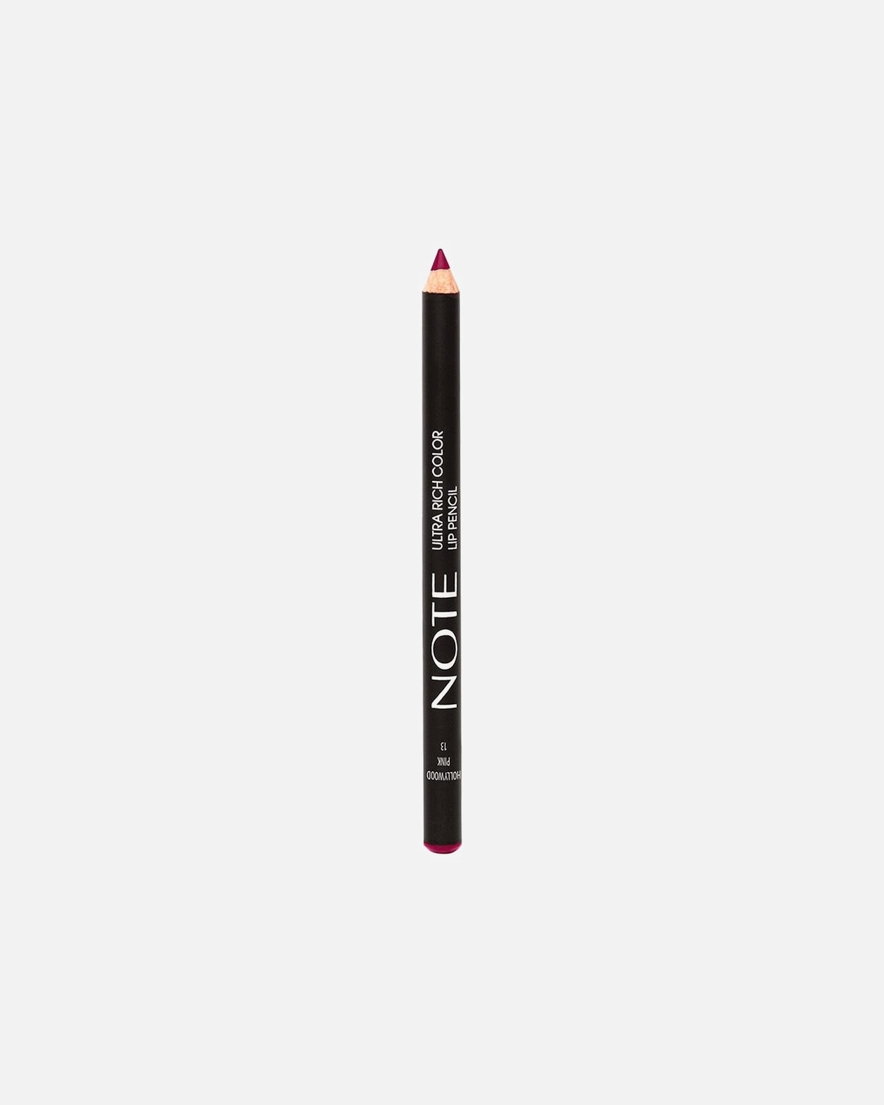 Kontúrovacia ceruzka na pery pre Unisex Note Cosmetique Ultra Rich Color Lip Pencil 13 Hollywood Pink