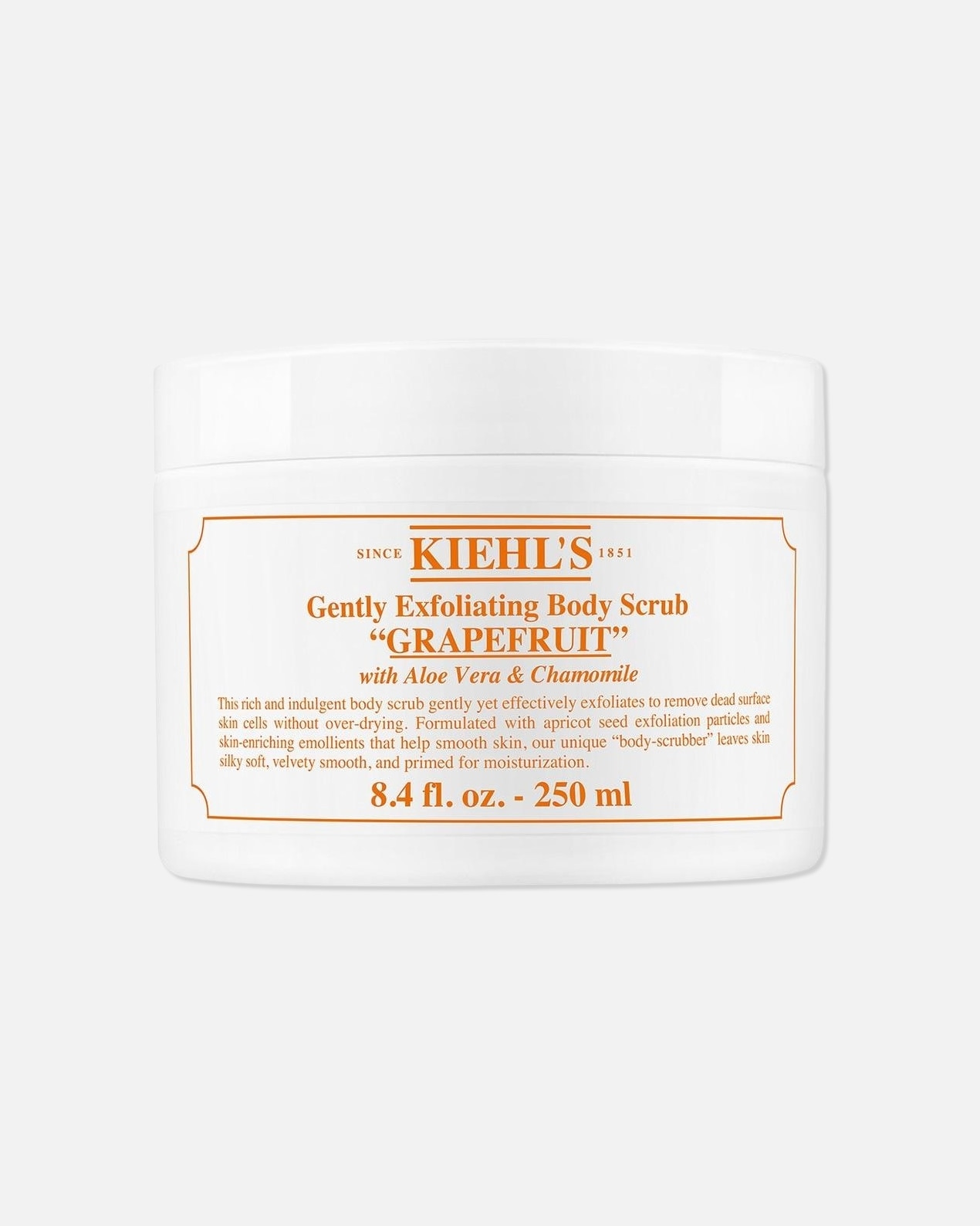 Telový peeling pre Pre ženy Kiehl’s Gently Exfoliating Body Scrub Grapefruit 250 ml