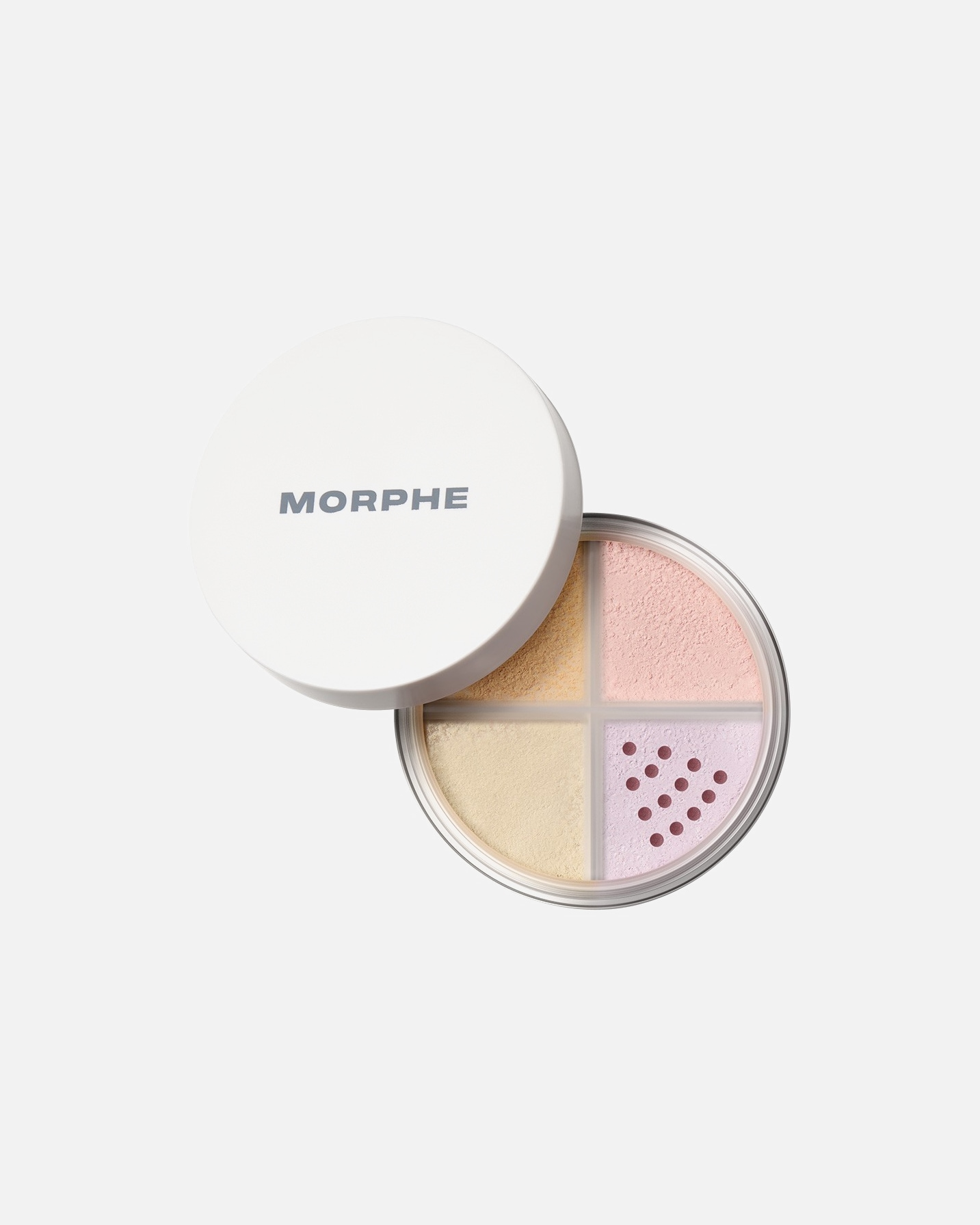 Púder pre Unisex Morphe BAKE & SET LOOSE POWDER QUAD BRIGHT BALANCE