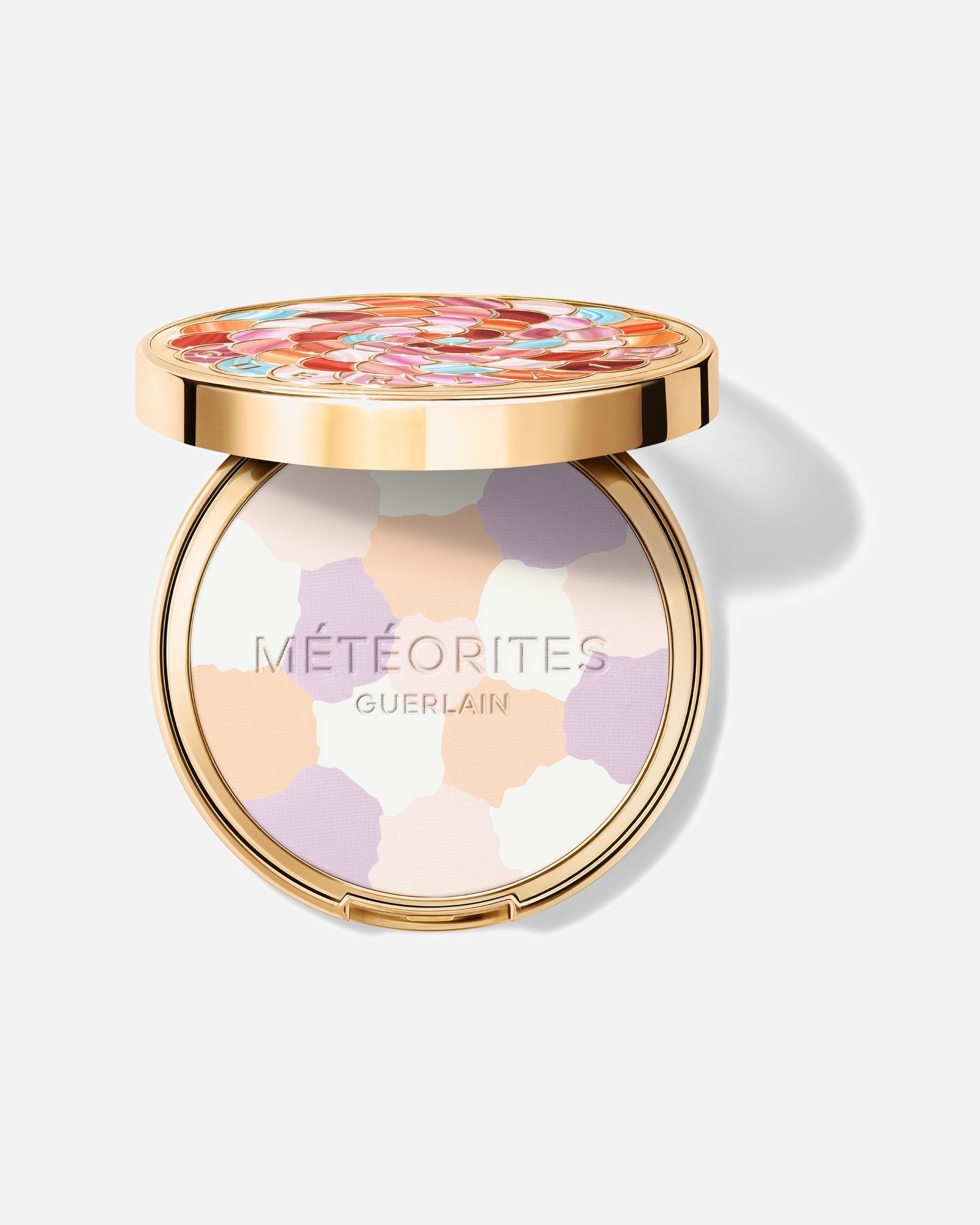 Púder pre Pre ženy Guerlain Les Météorites COMPACTZMATŇUJÚCI A FIXAČNÝ KOMPAKTNÝ PÚDER 01 - TRANSLUCENT