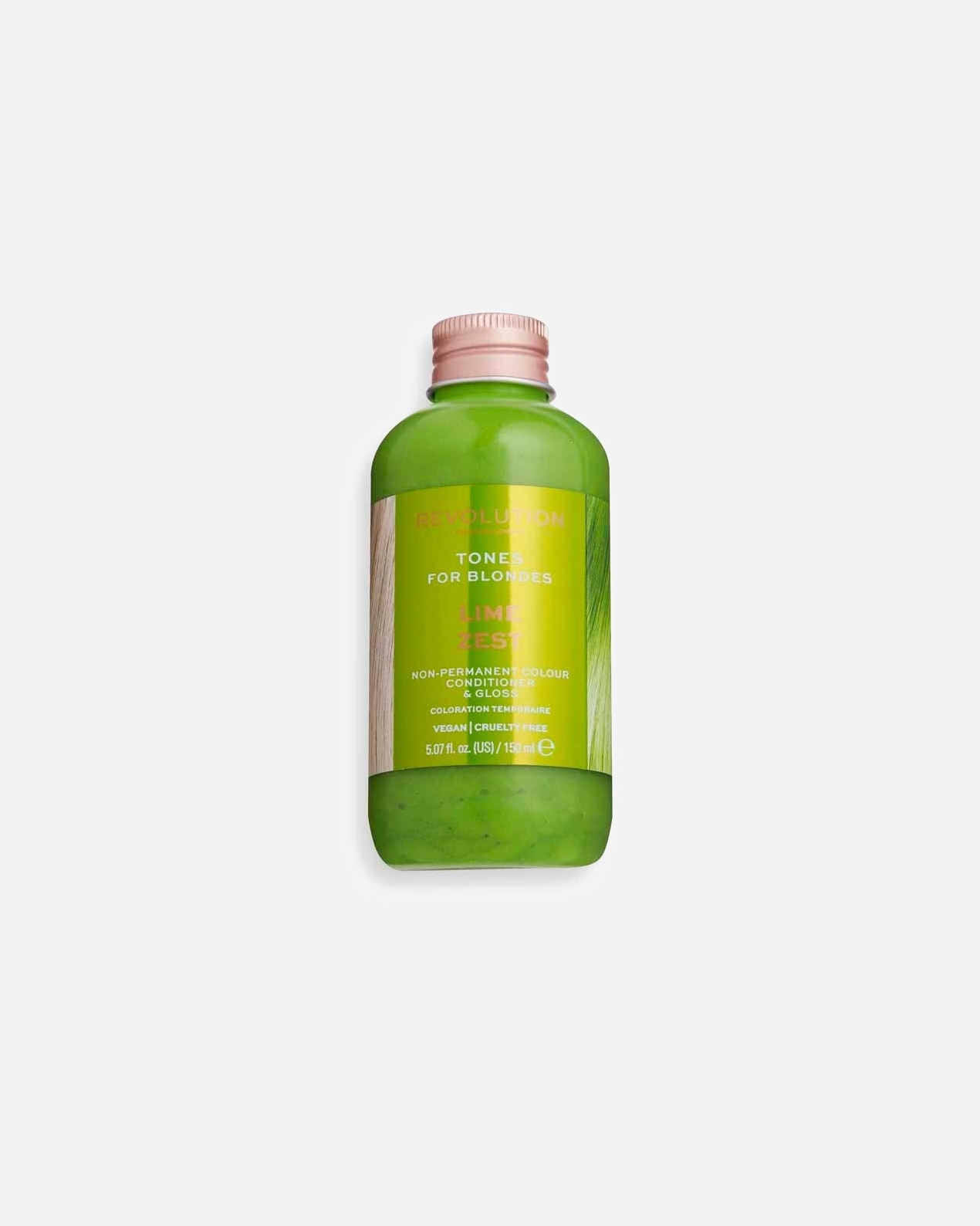 Farba na vlasy pre Unisex Revolution Hair Tones for Blondes Aqua Waves Lime Zest