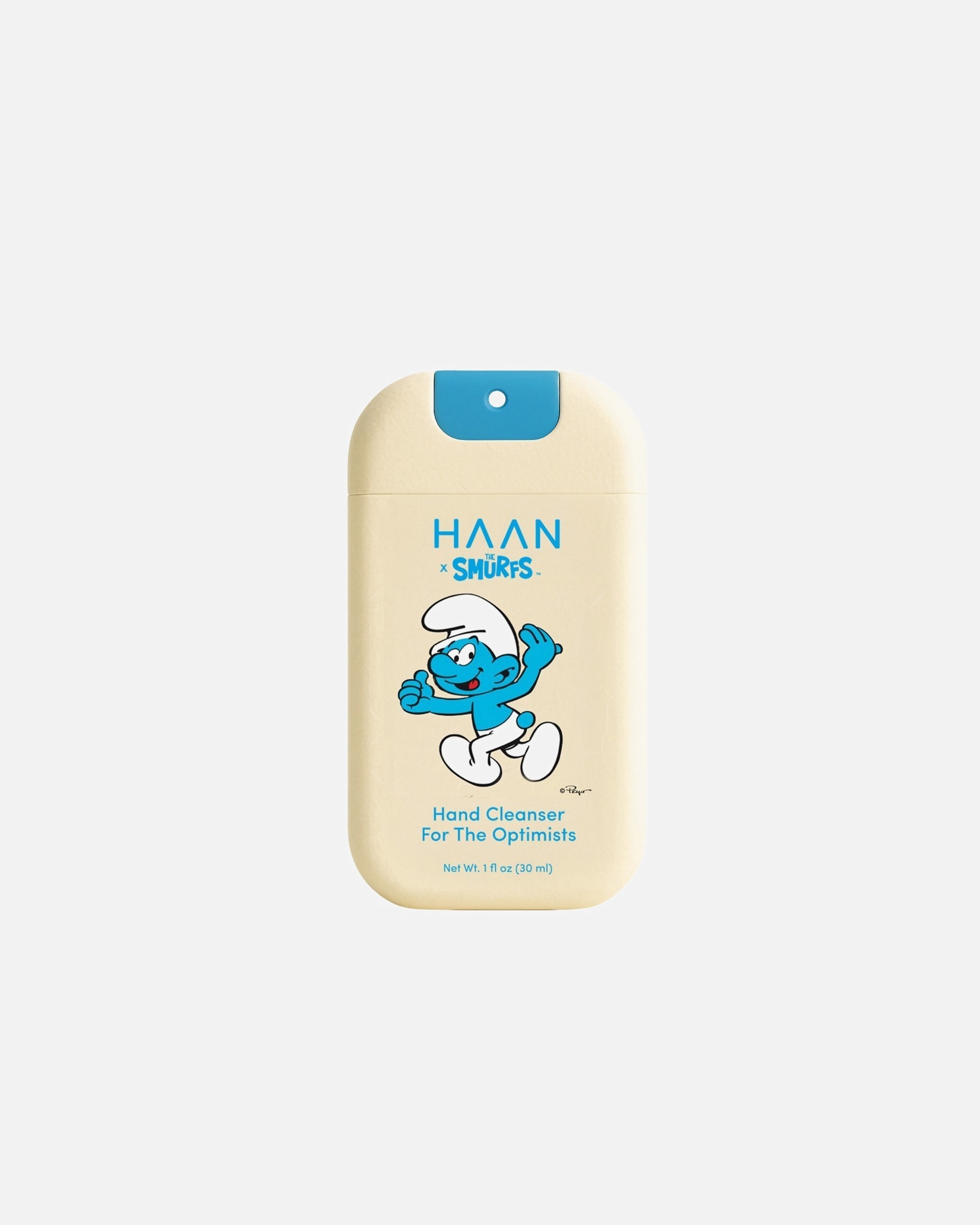 Dezinfekčný prostriedok pre Unisex HAAN antibakteriálny čistiaci sprej na ruky Blue Smurf 30 ml
